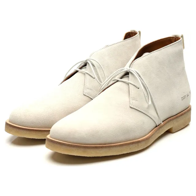 Common Projects Chukka Bottines daim blanc pointure 44