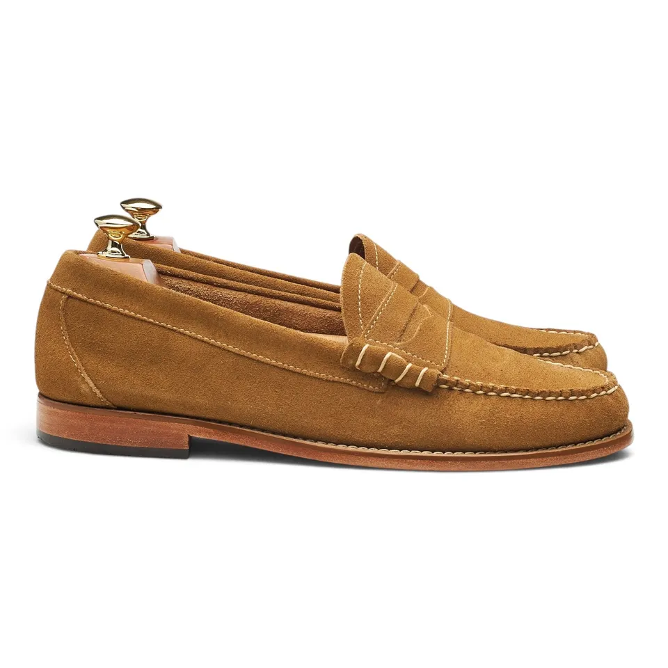 G.H. Bass Weejuns mocassin suède marron pointure UK 9,5