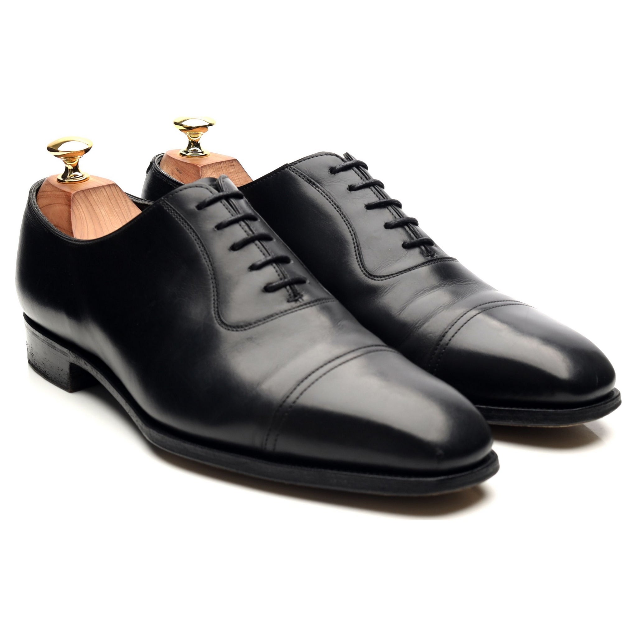 Edward Green oxford cuir noir pointure 8.5