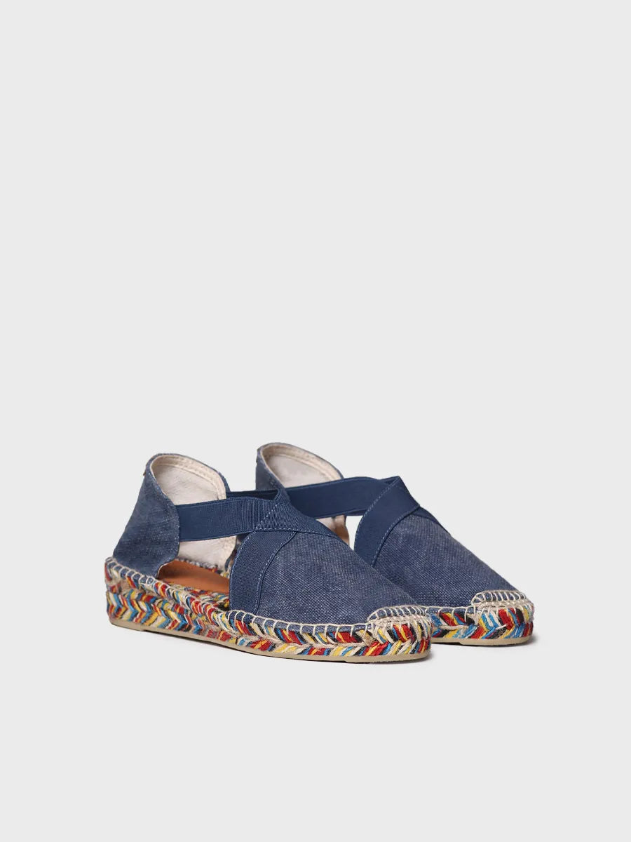 Toni Pons Elba espadrille plate toile semelle couleur