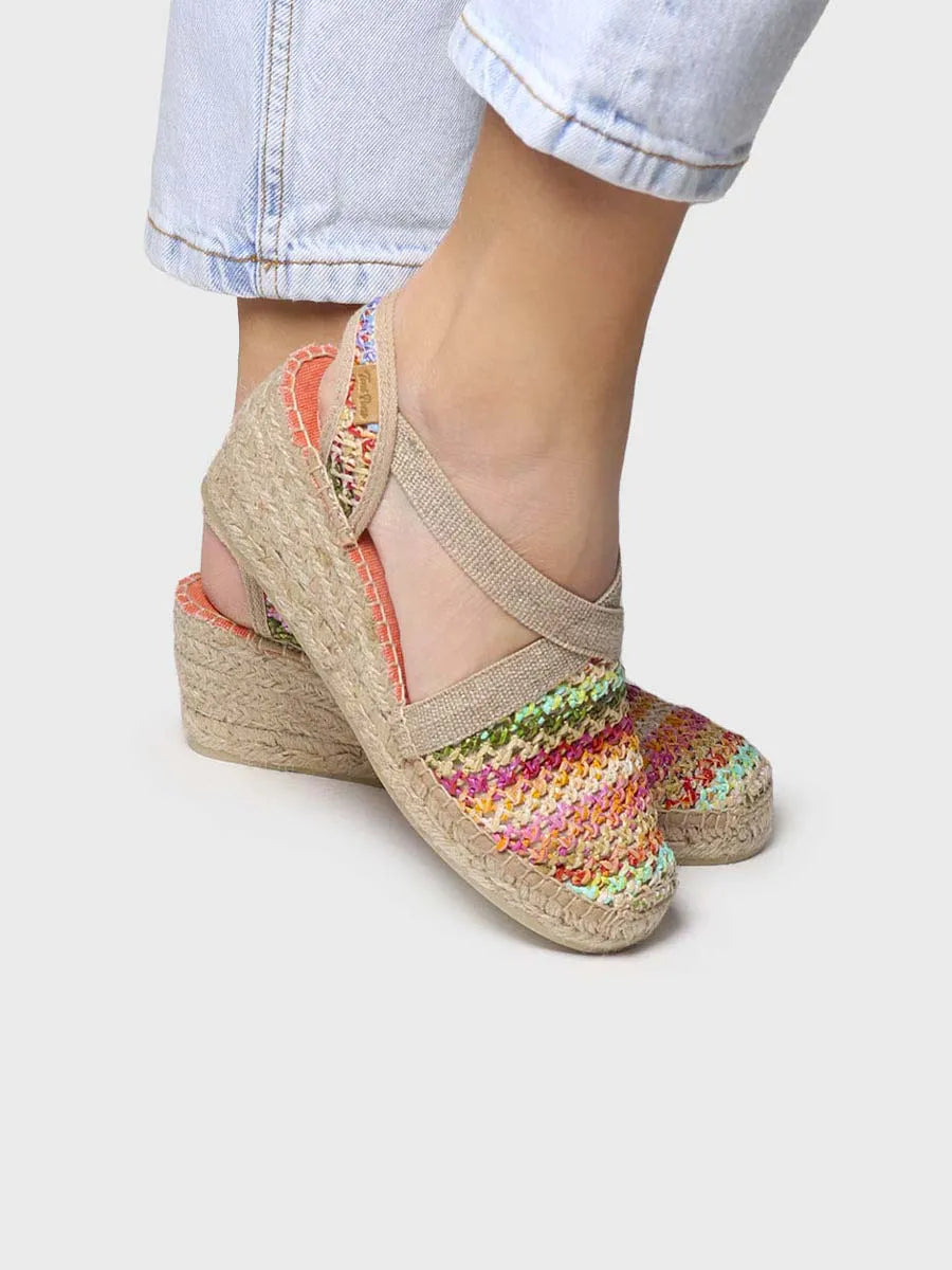 Toni Pons Terra-NZ espadrille femme multi raphia vegan