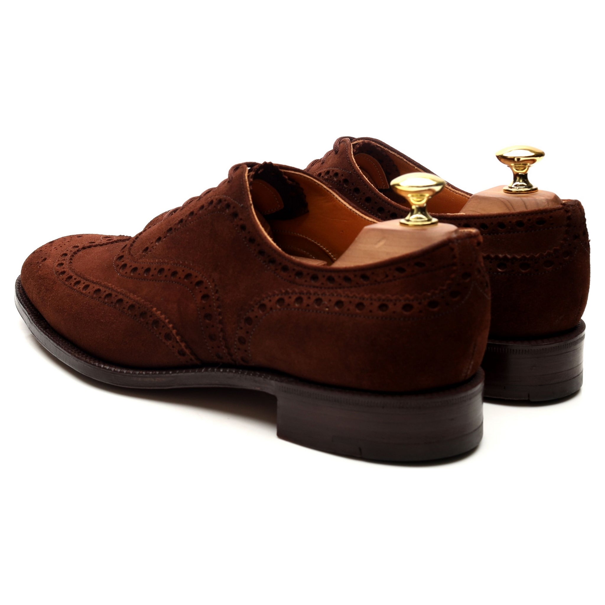 Church's Buck brogue suède marron UK 8