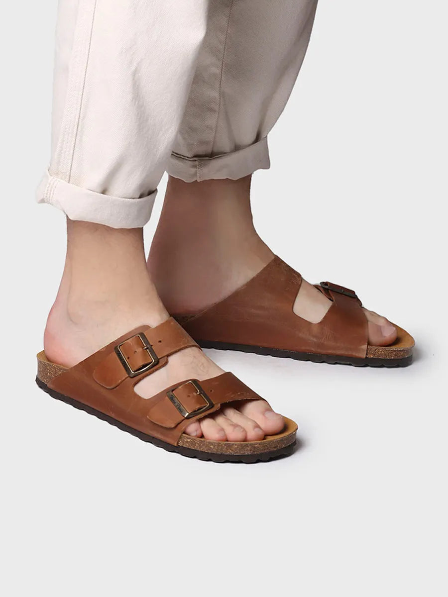 Toni Pons Ger-PE sandales homme cuir huilé boucles
