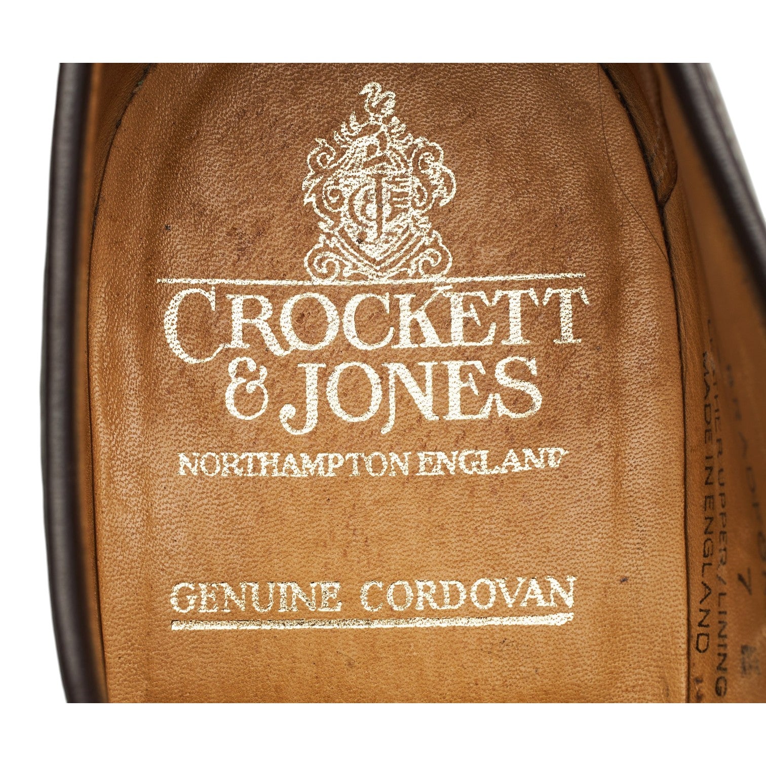Crockett & Jones Bradford derby cuir cordovan UK 7