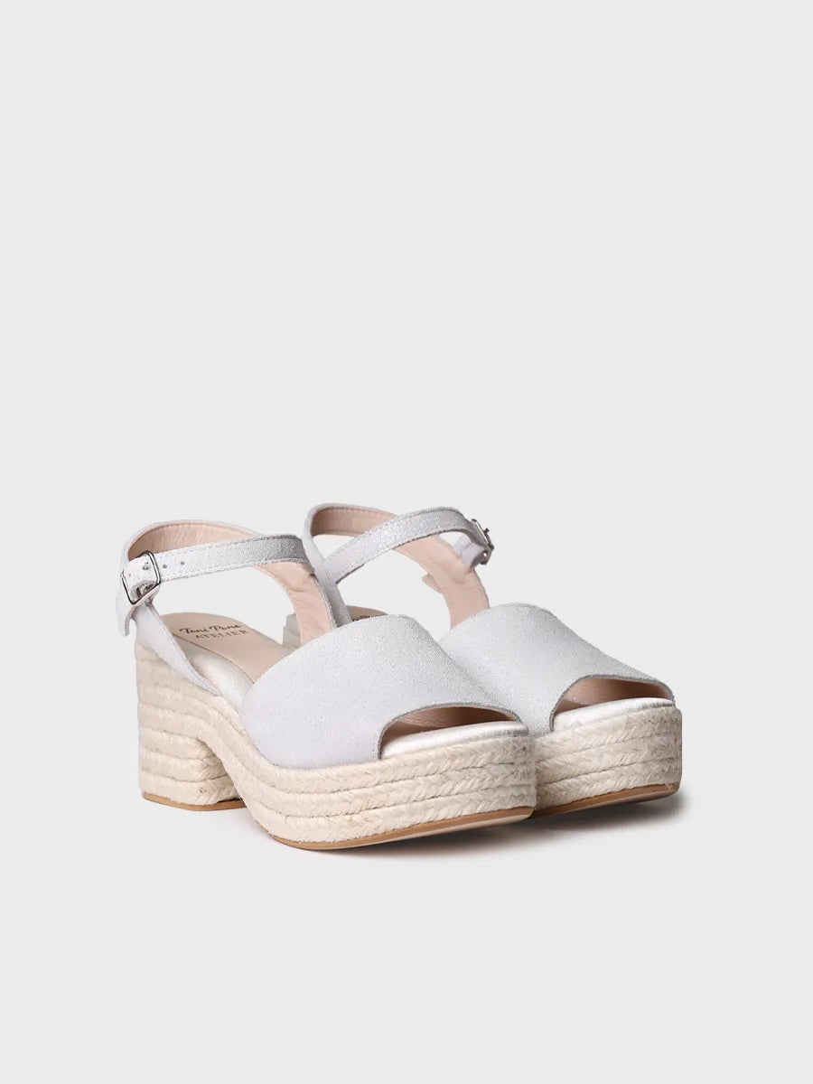 Toni Pons SERENA espadrille mariée talon 7,5 cm