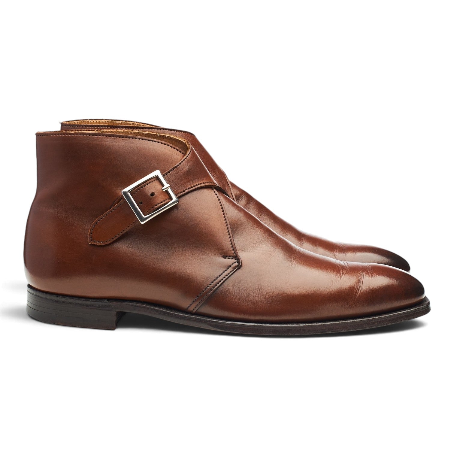 Crockett & Jones Bagshot 2 boots moine cuir marron UK 6.5