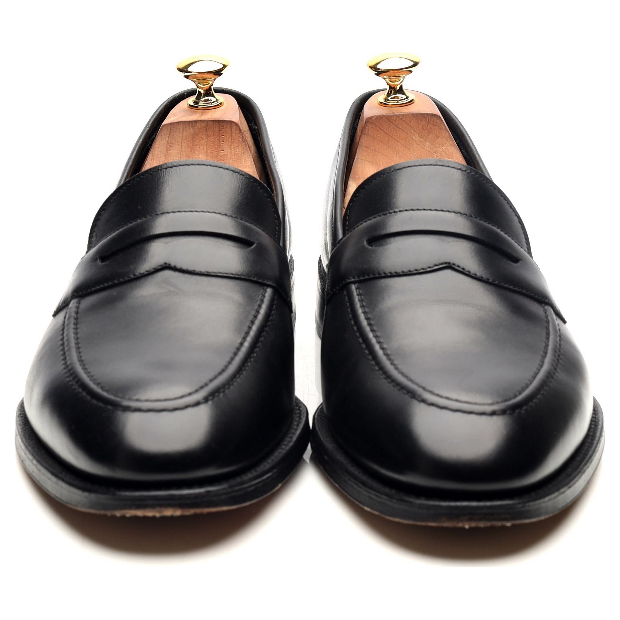 Loake 1880 Whitehall mocassins cuir noir pointure UK 10