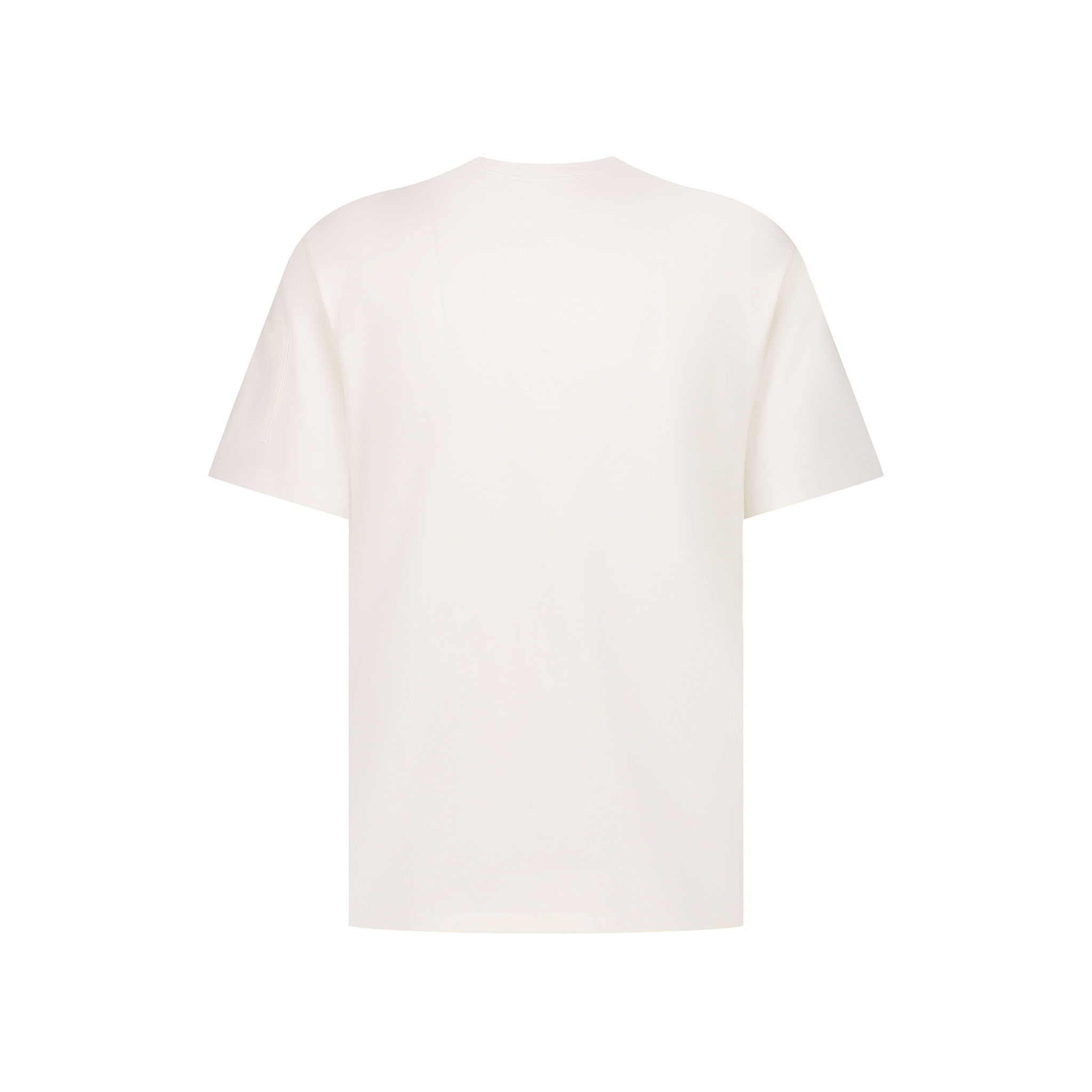 Rivieras Tropez t-shirt coton blanc poche manche