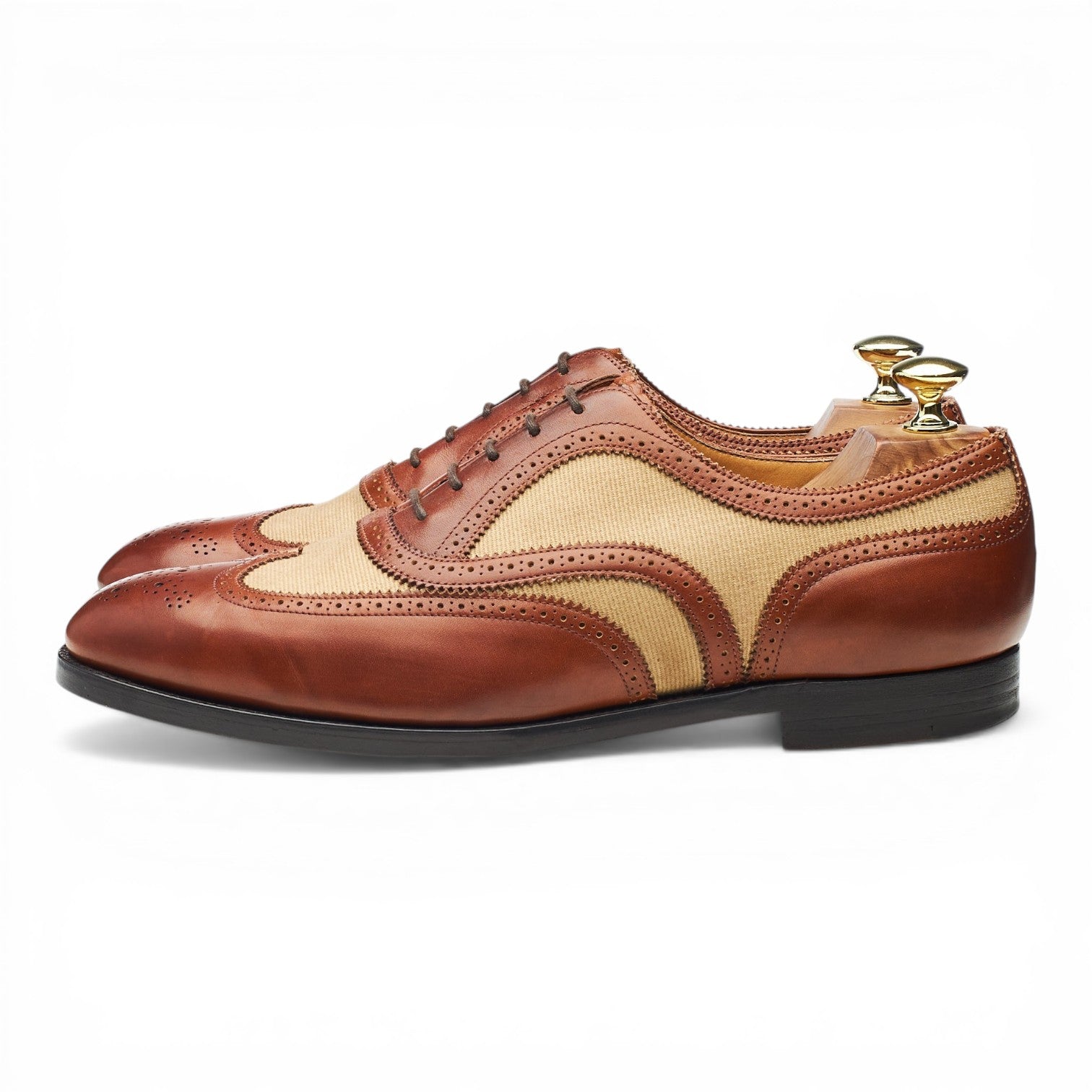 Edward Green Malvern oxford cuir marron pointure UK 8