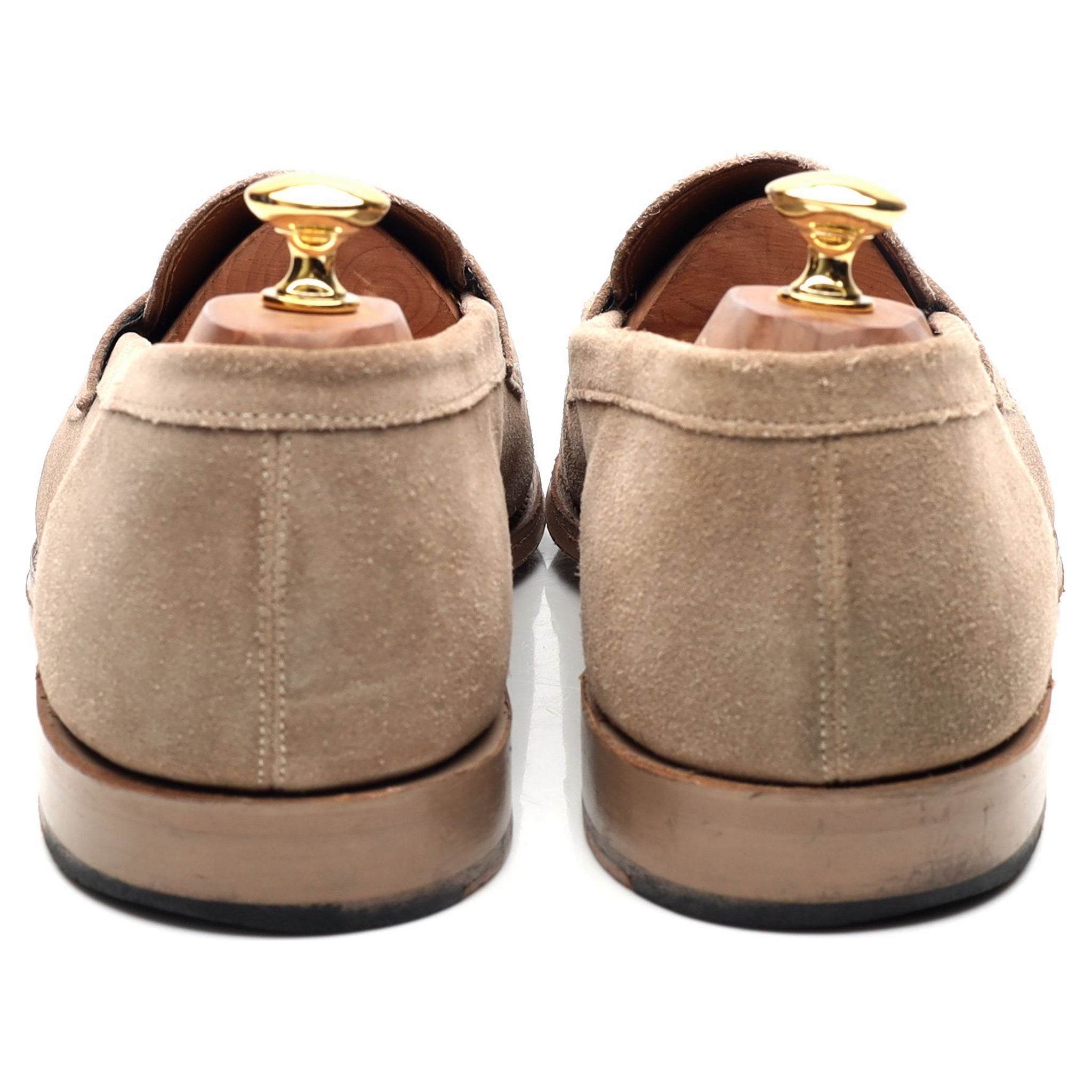 Grenson Lloyd mocassin suède beige UK 10