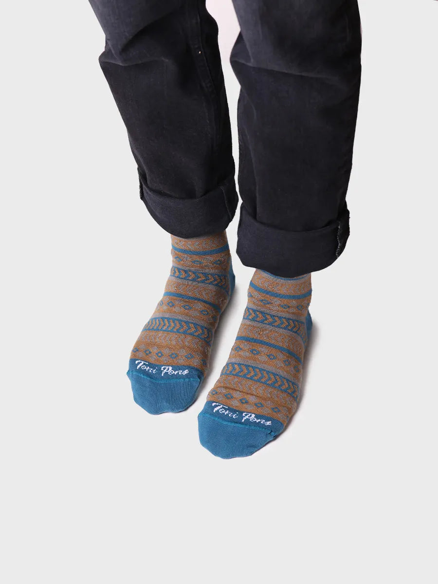 Toni Pons Quel-HK chaussettes coton rayees jean