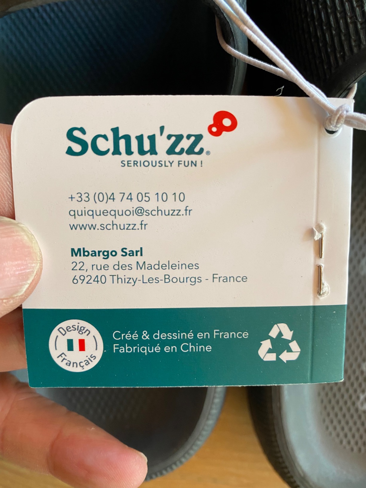 Schu'zz Claquette Homme Blanche 40/41 EVA Confort
