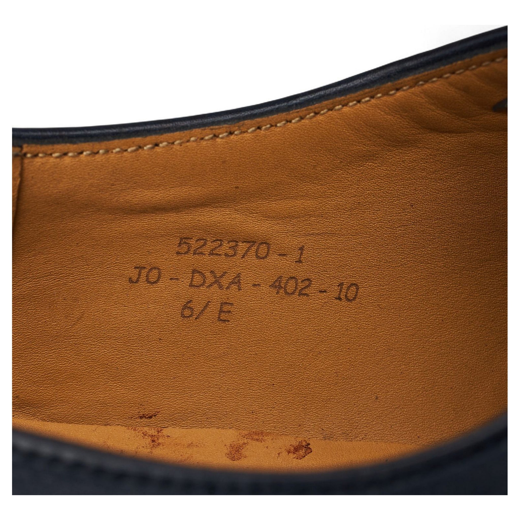 J.M. Weston 402 Flore oxford cuir bleu marine UK 7