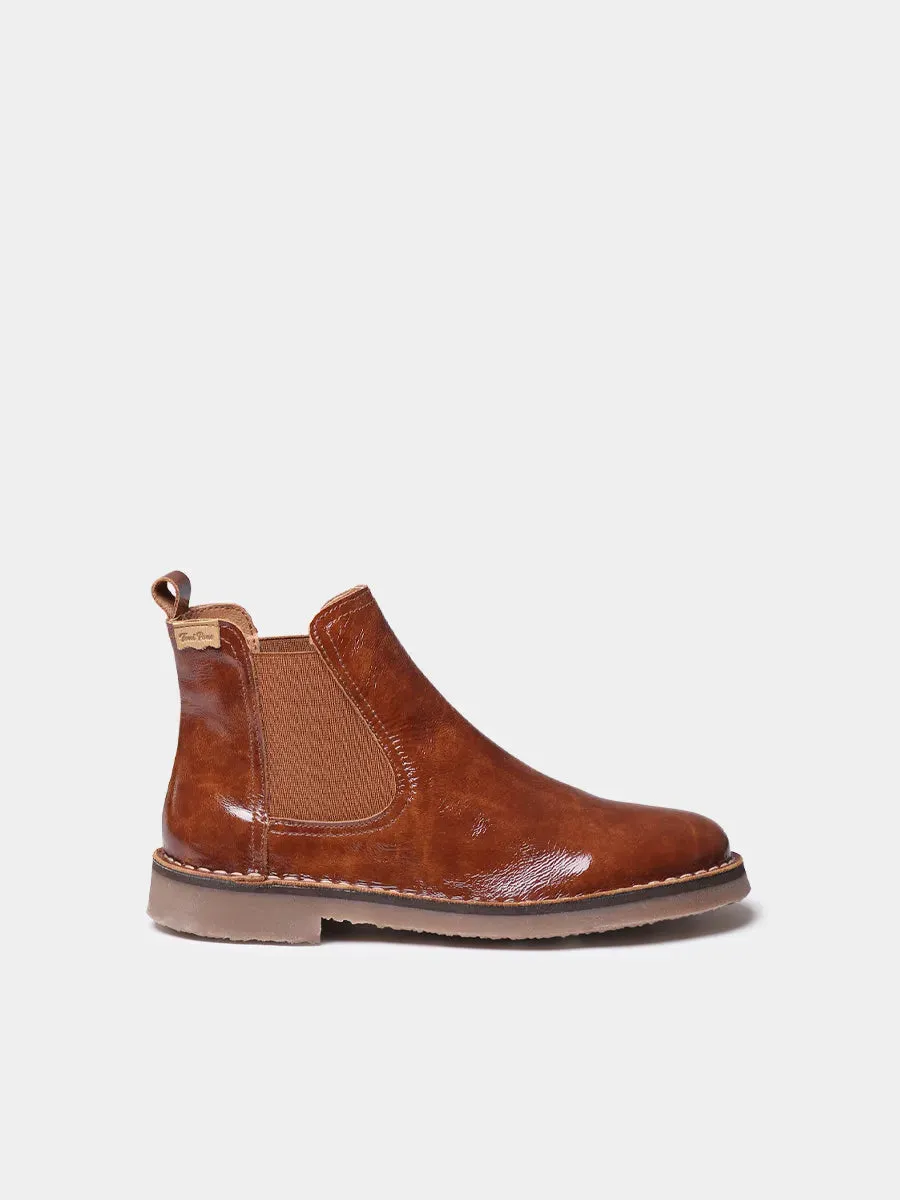 Toni Pons Isa-CA boots femme vernis élastique plat