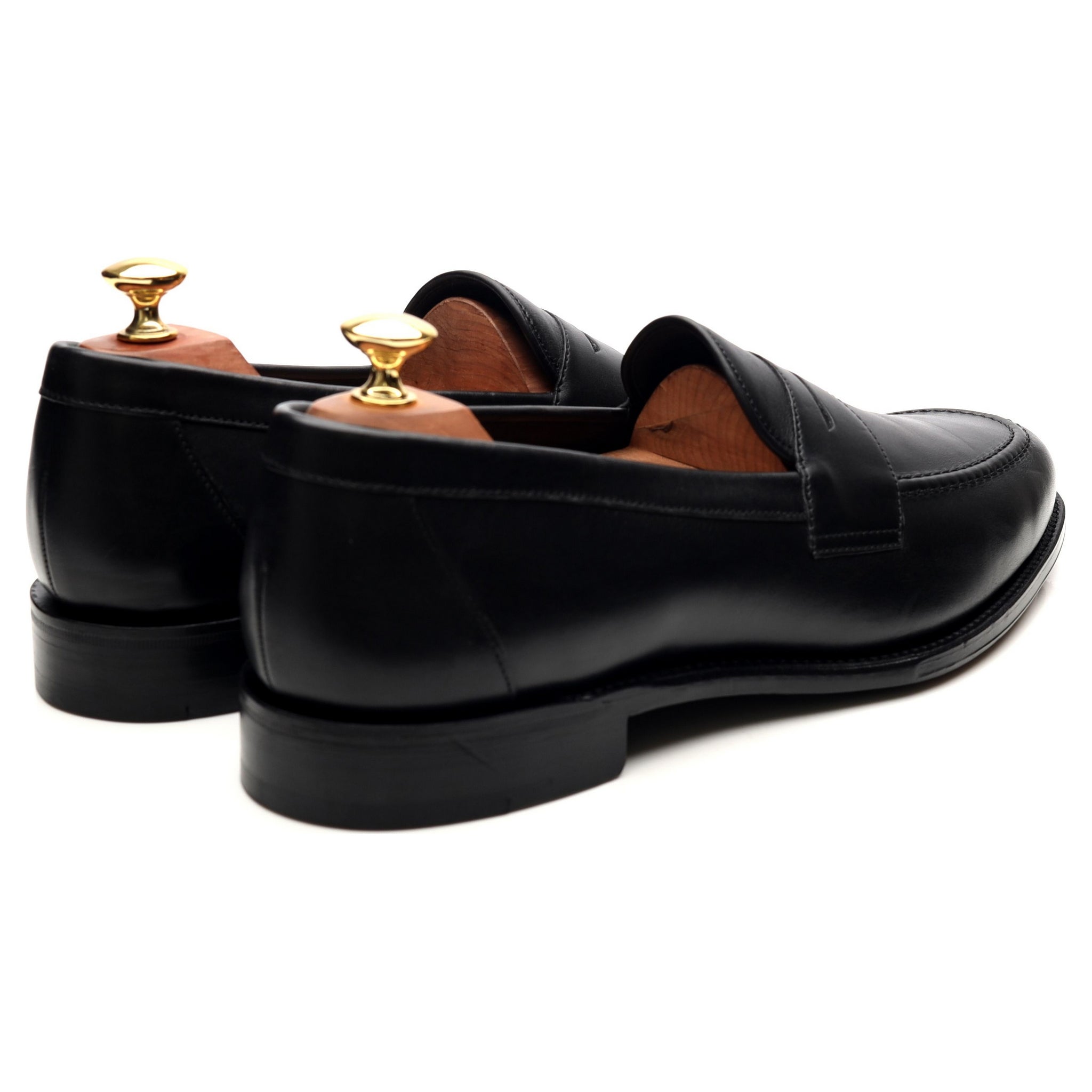 Loake 1880 Hornbeam mocassins cuir noir pointure 9.5