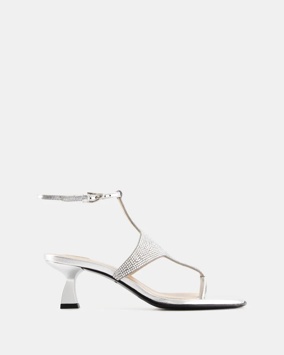 Nodaleto Dona Nova 50 sandales argenté talon 5 cm