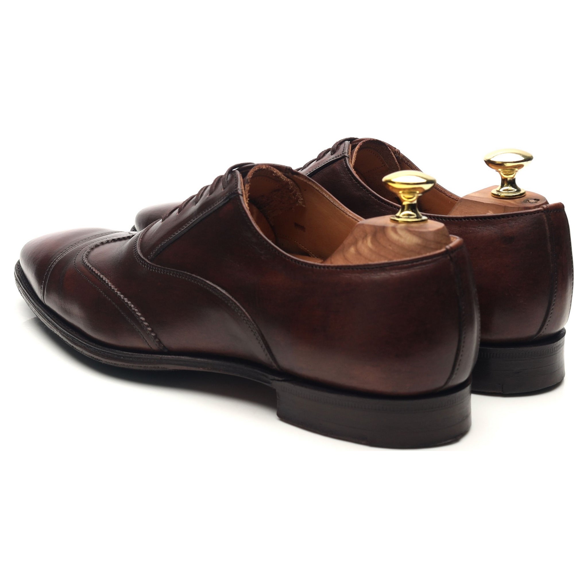 Jil Sander oxford cuir marron foncé pointure UK 7