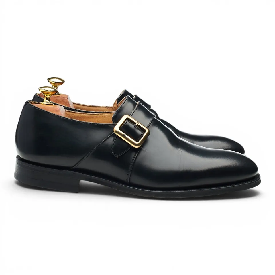 Church's Danube monk strap cuir noir UK 8
