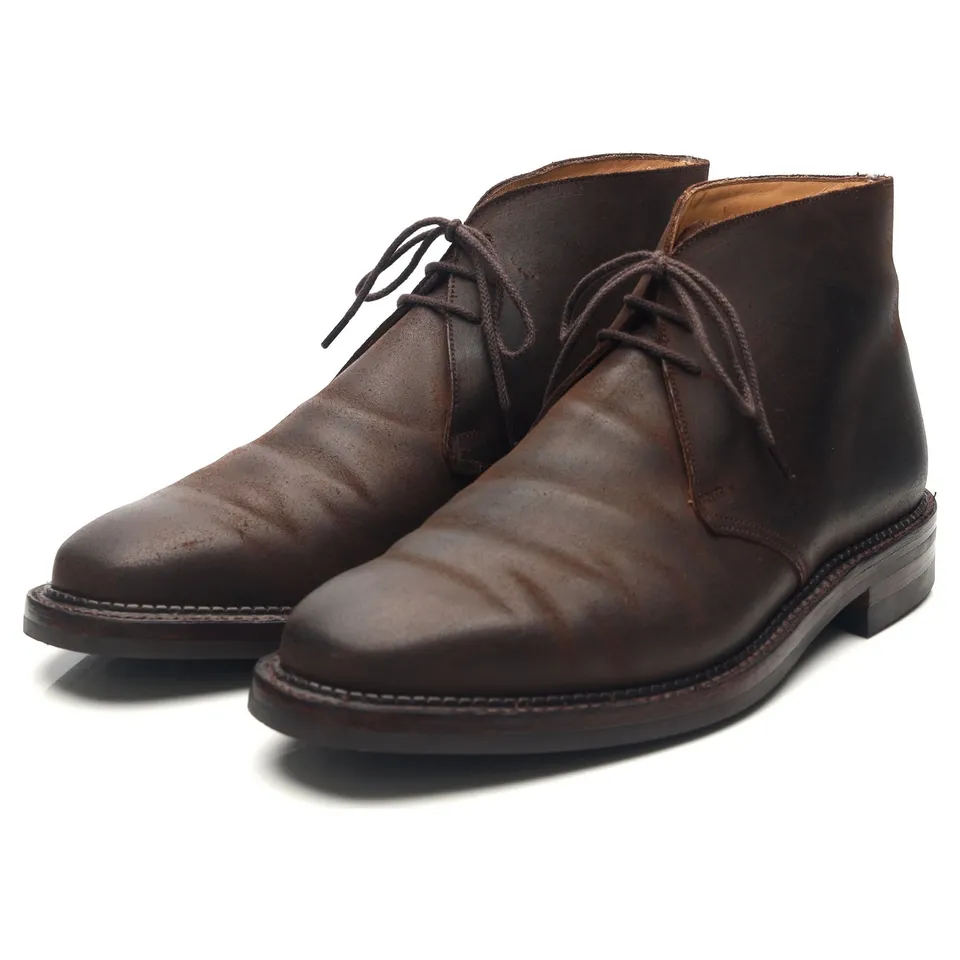 Crockett & Jones Molton bottines chukka daim marron 8,5
