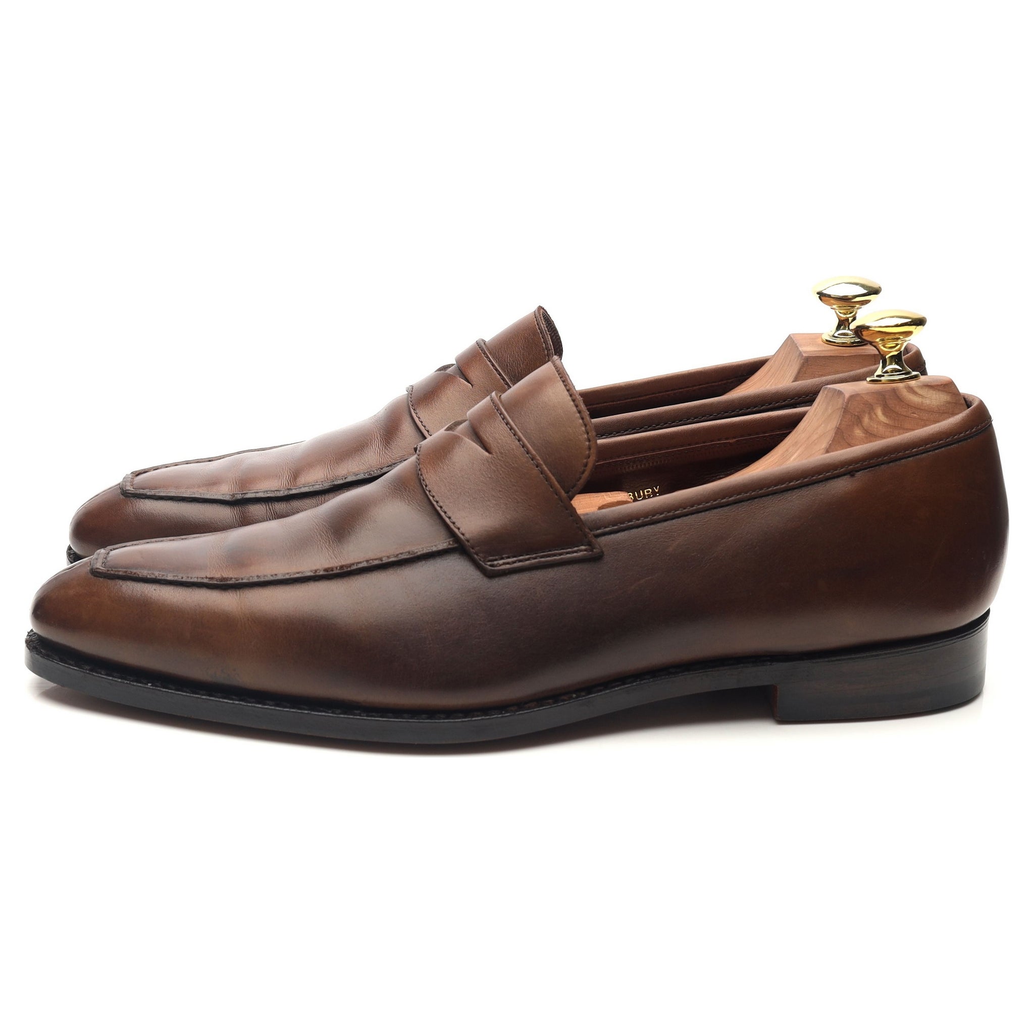 Crockett & Jones Bury mocassins cuir marron 7.5 UK
