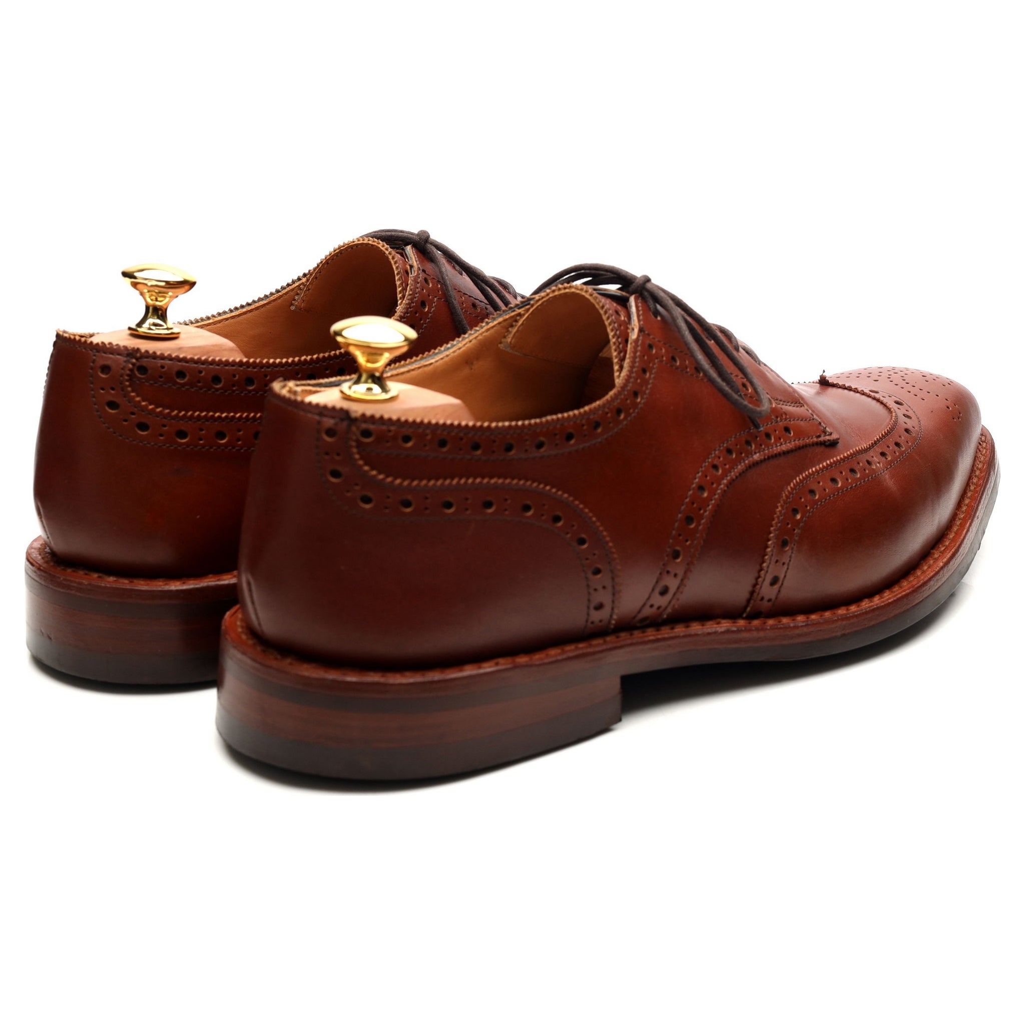 Tricker's Newbury derbies cuir camel pointure UK 11