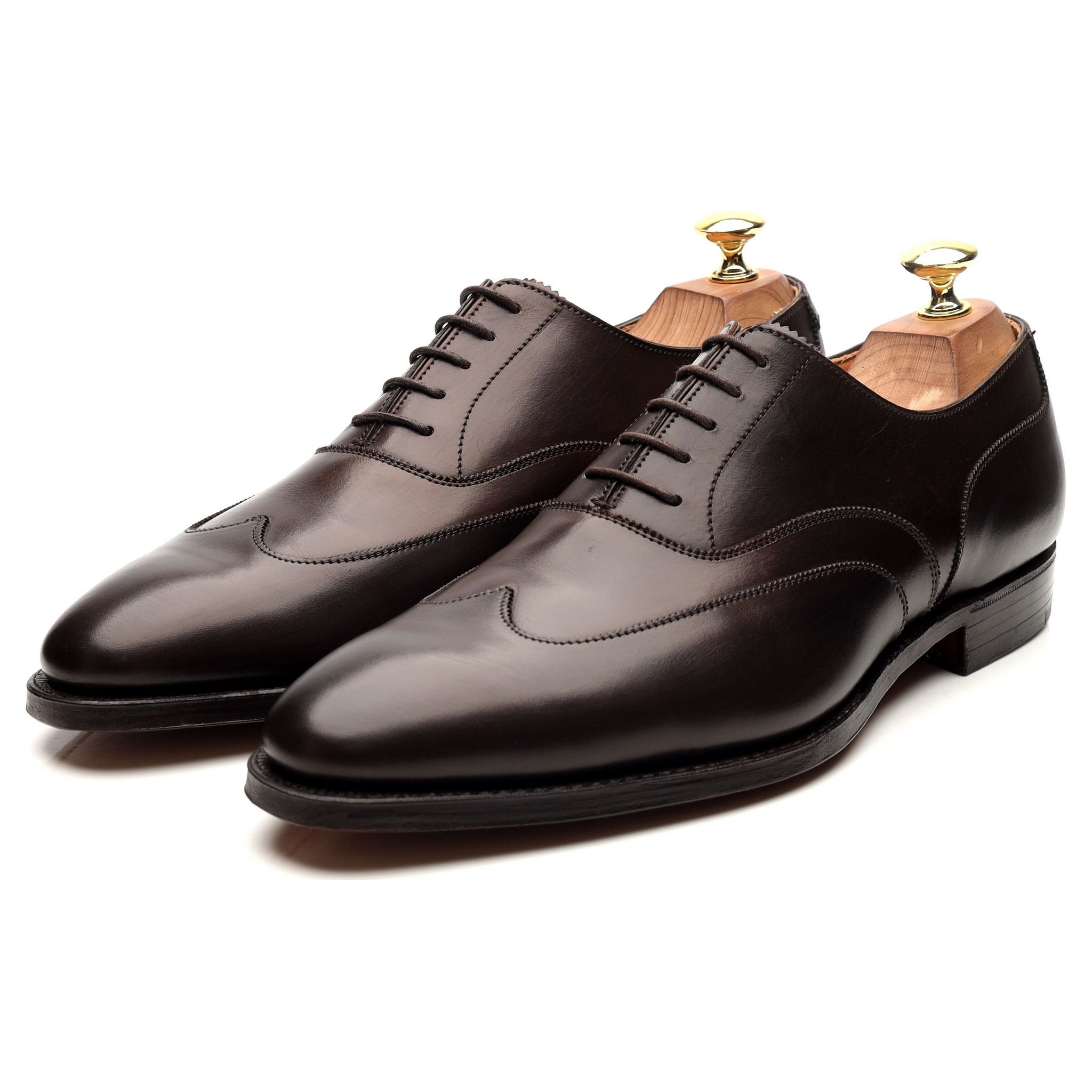 Crockett & Jones Tunbridge oxford cuir marron pointure UK 8