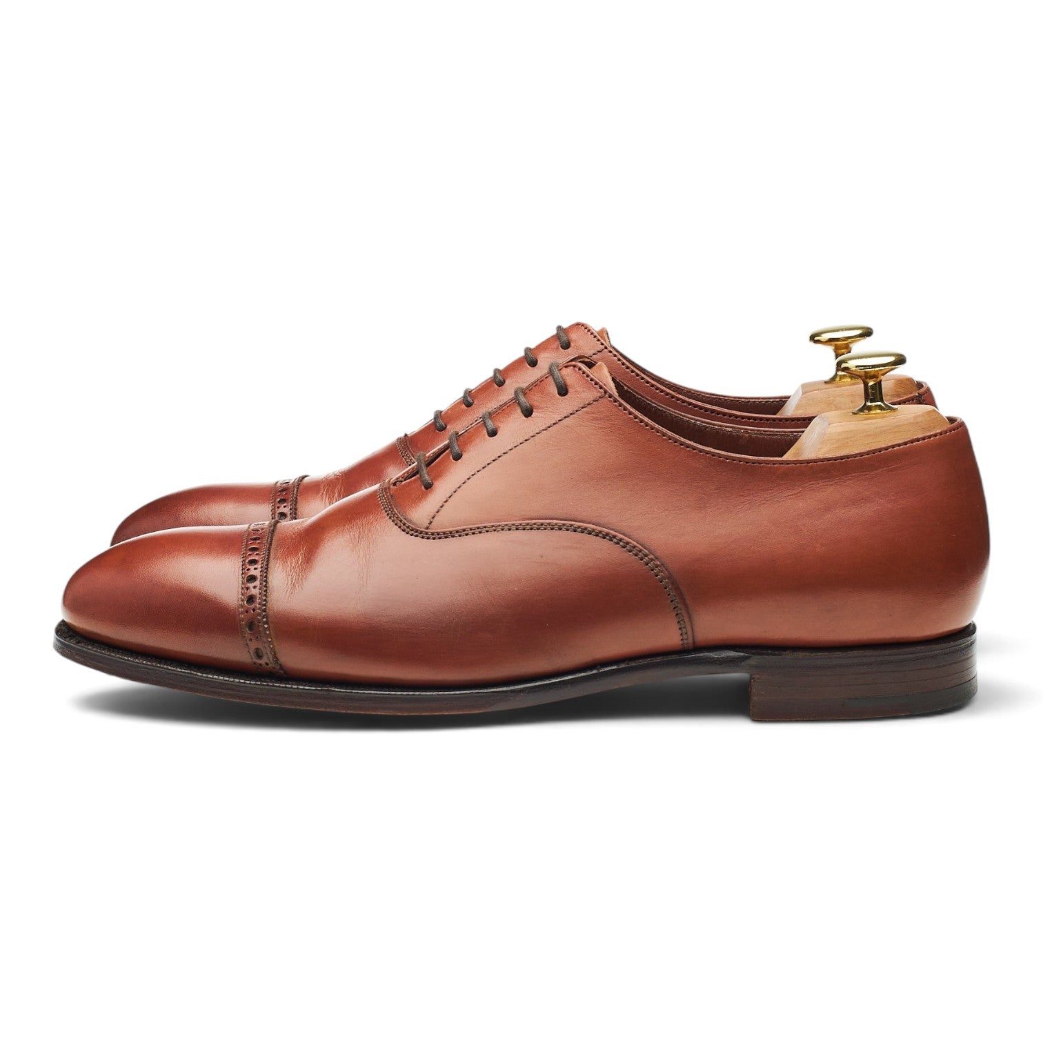 Crockett & Jones Belgrave richelieu camel 7,5 UK cuir