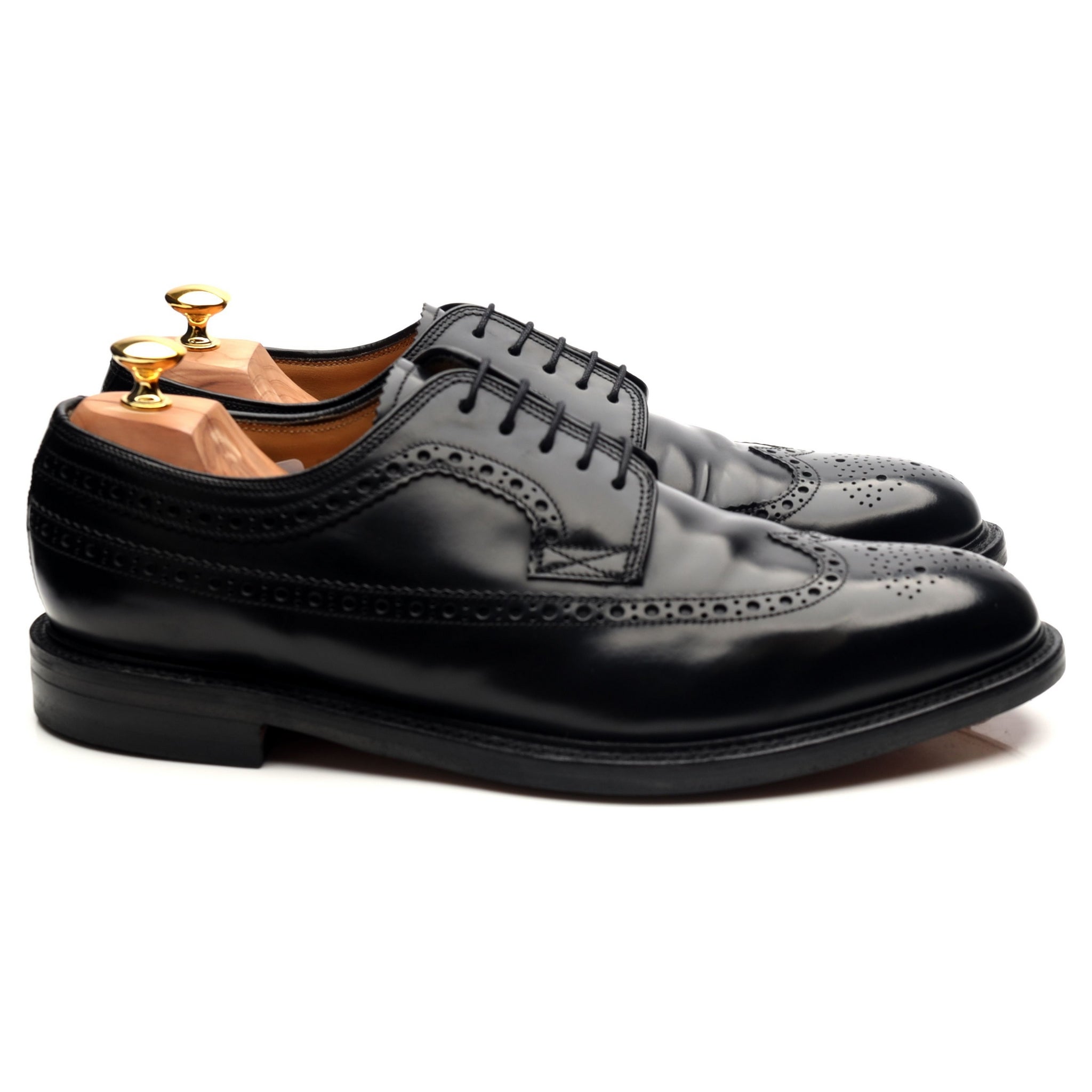 Loake Royal Brogue derby cuir noir pointure 12