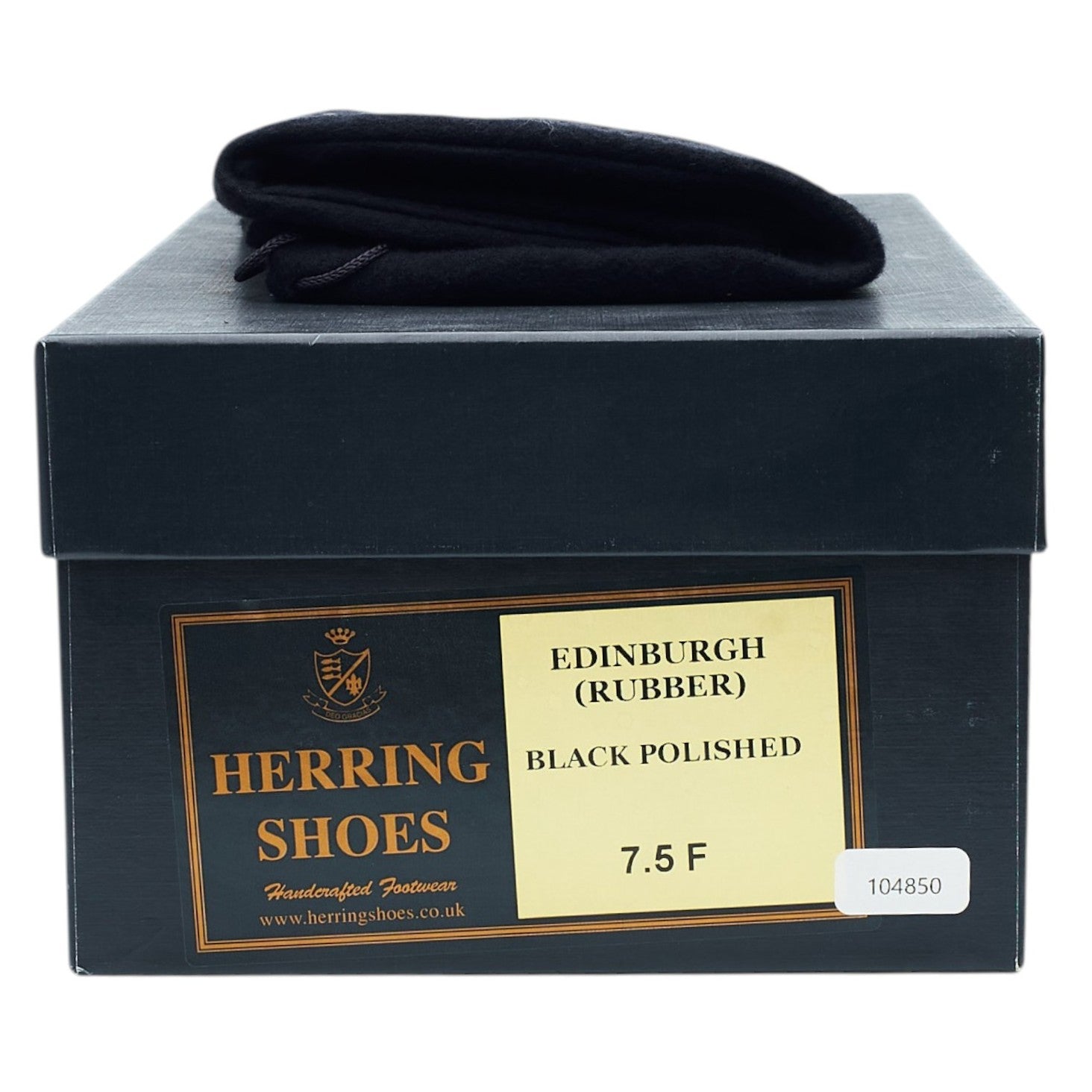 Herring Edinburgh derbies cuir noir pointure UK 7,5