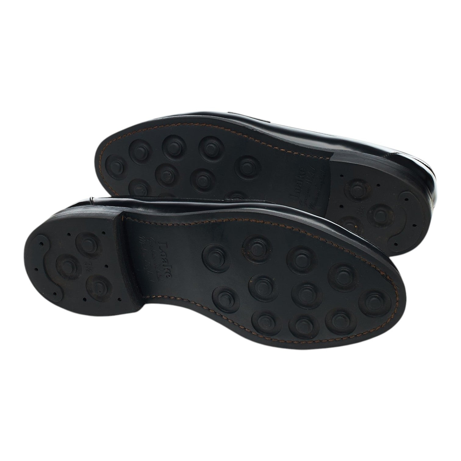 Loake Harrow mocassins cuir noir pointure 7