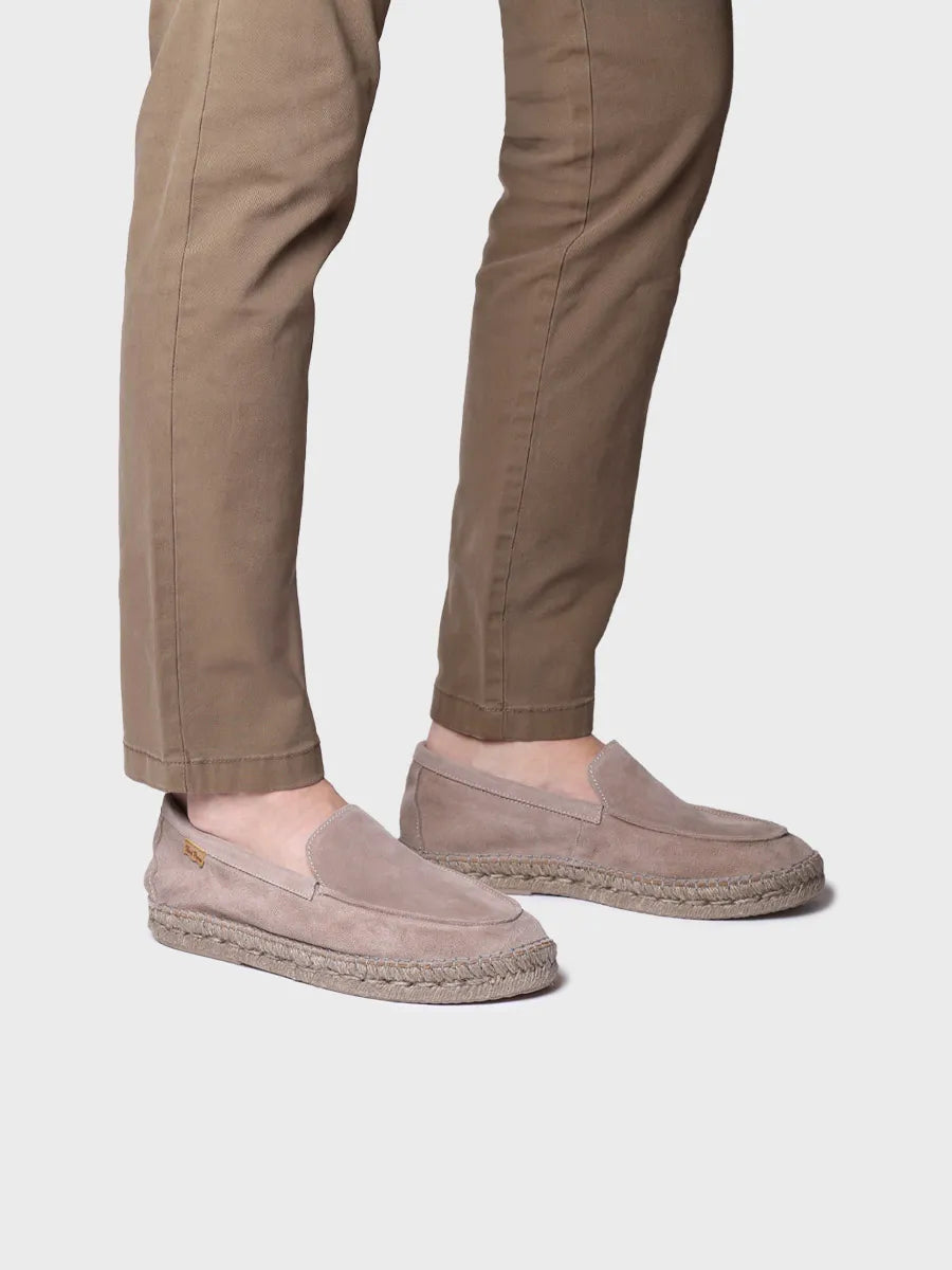 Toni Pons Max espadrille homme gris suède