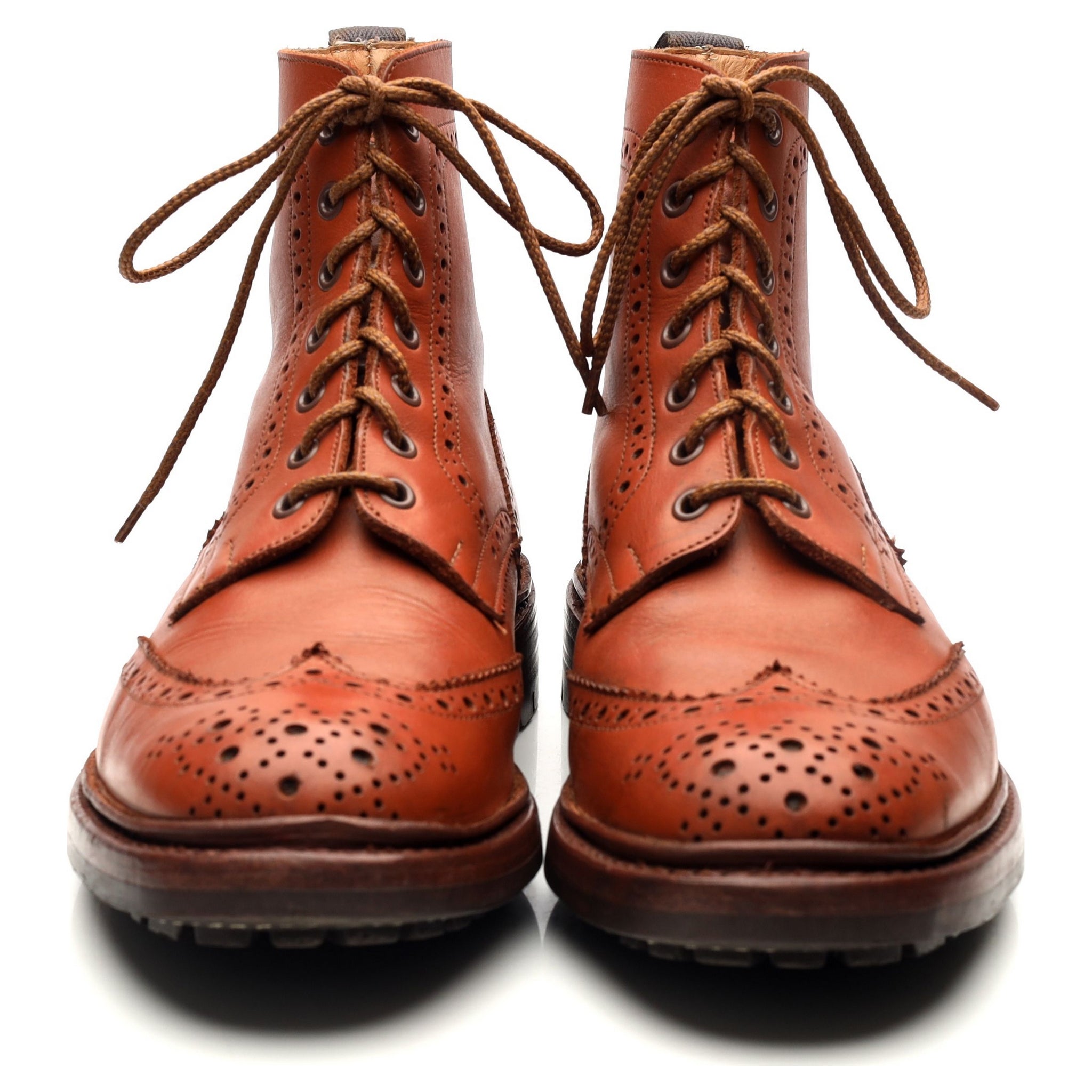 Tricker's Malton boots cuir marron UK 9 brogues