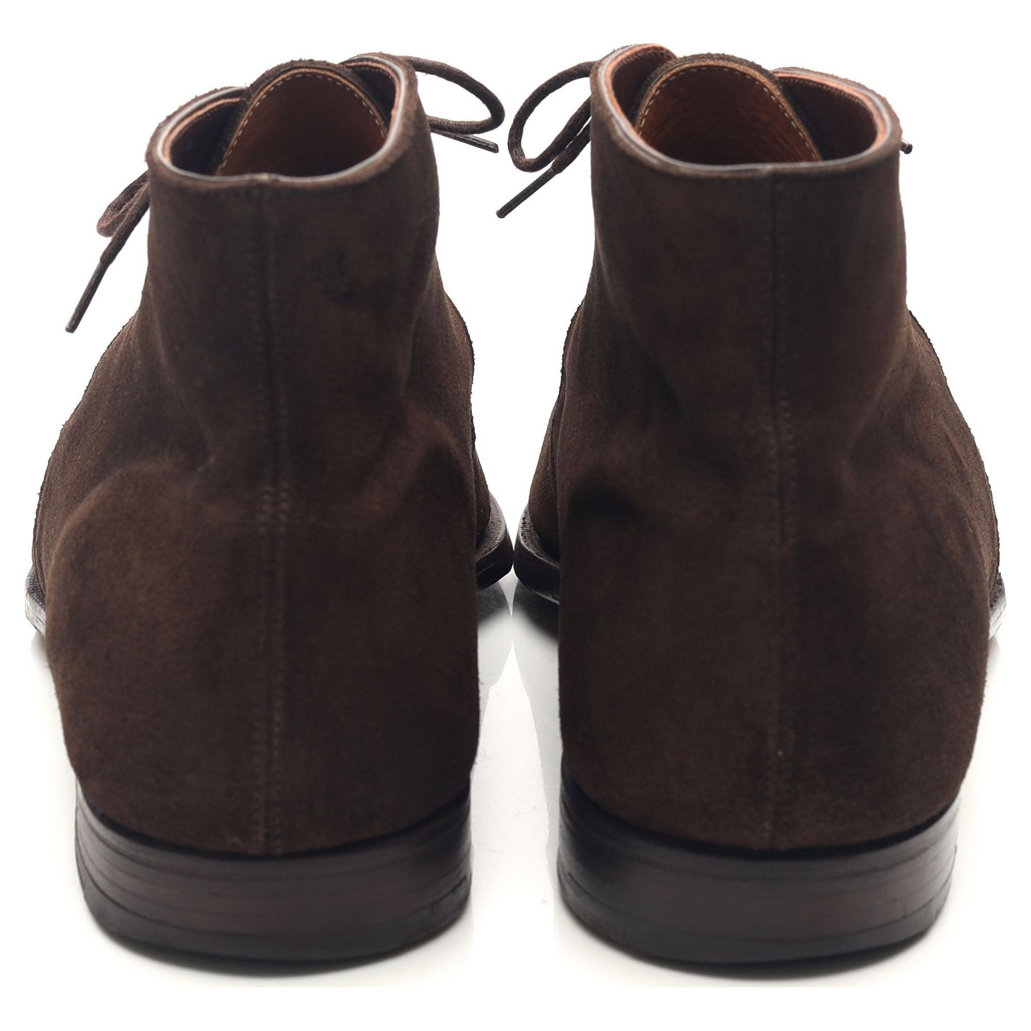 George Cleverley Nathan boots chukka daim marron UK 9