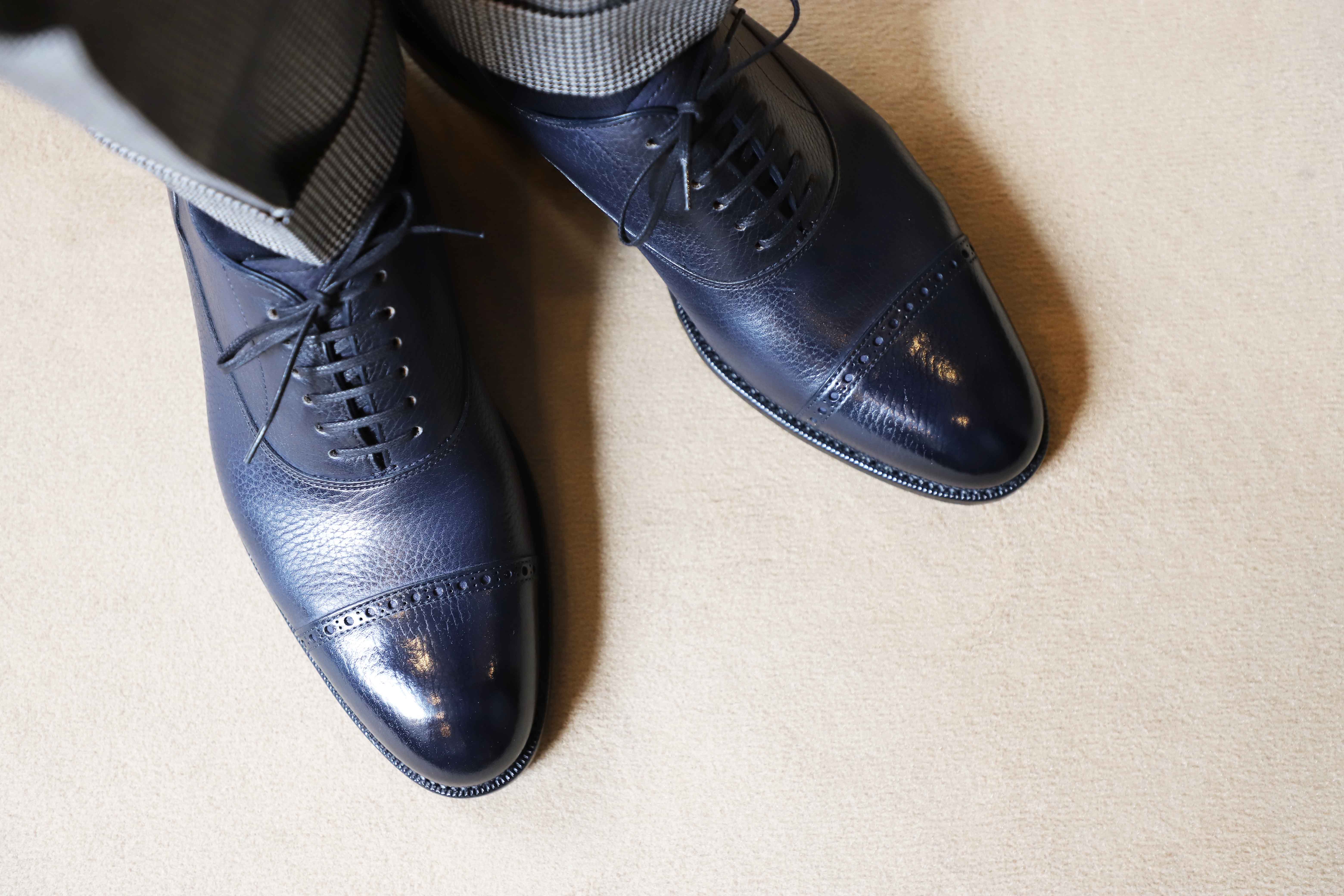 Malfroid Astoria oxford cuir grainé cousu Goodyear