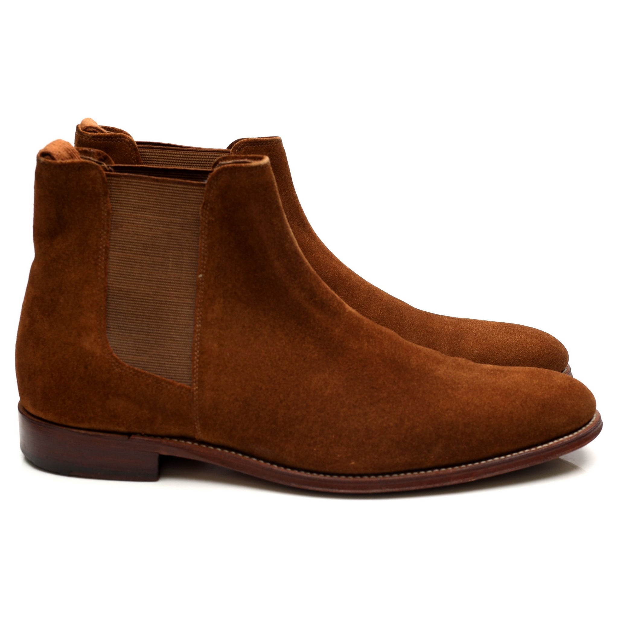 Grenson Declan boots chelsea marron pointure UK 8 suède