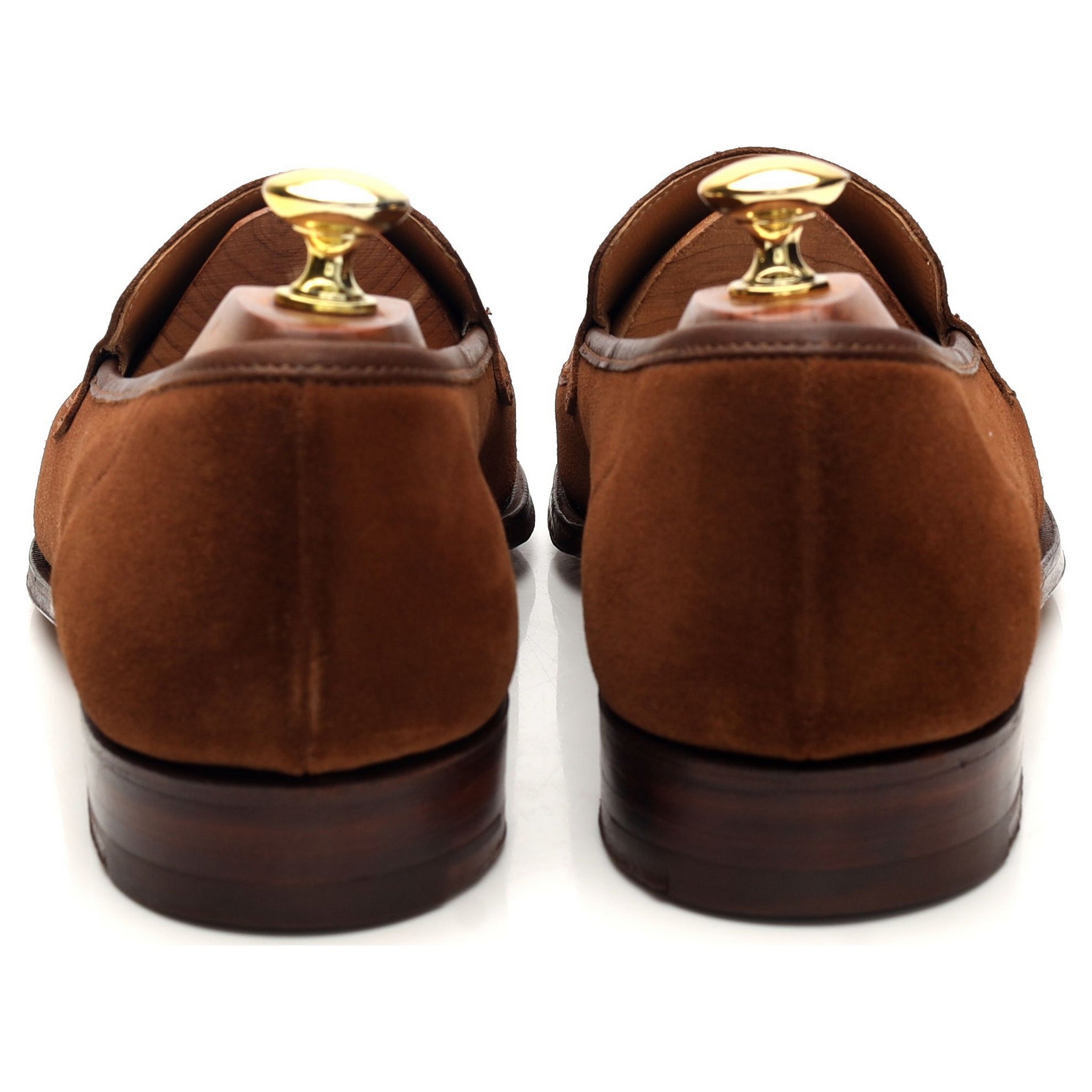 Gieves & Hawkes mocassins daim tabac pointure 8.5