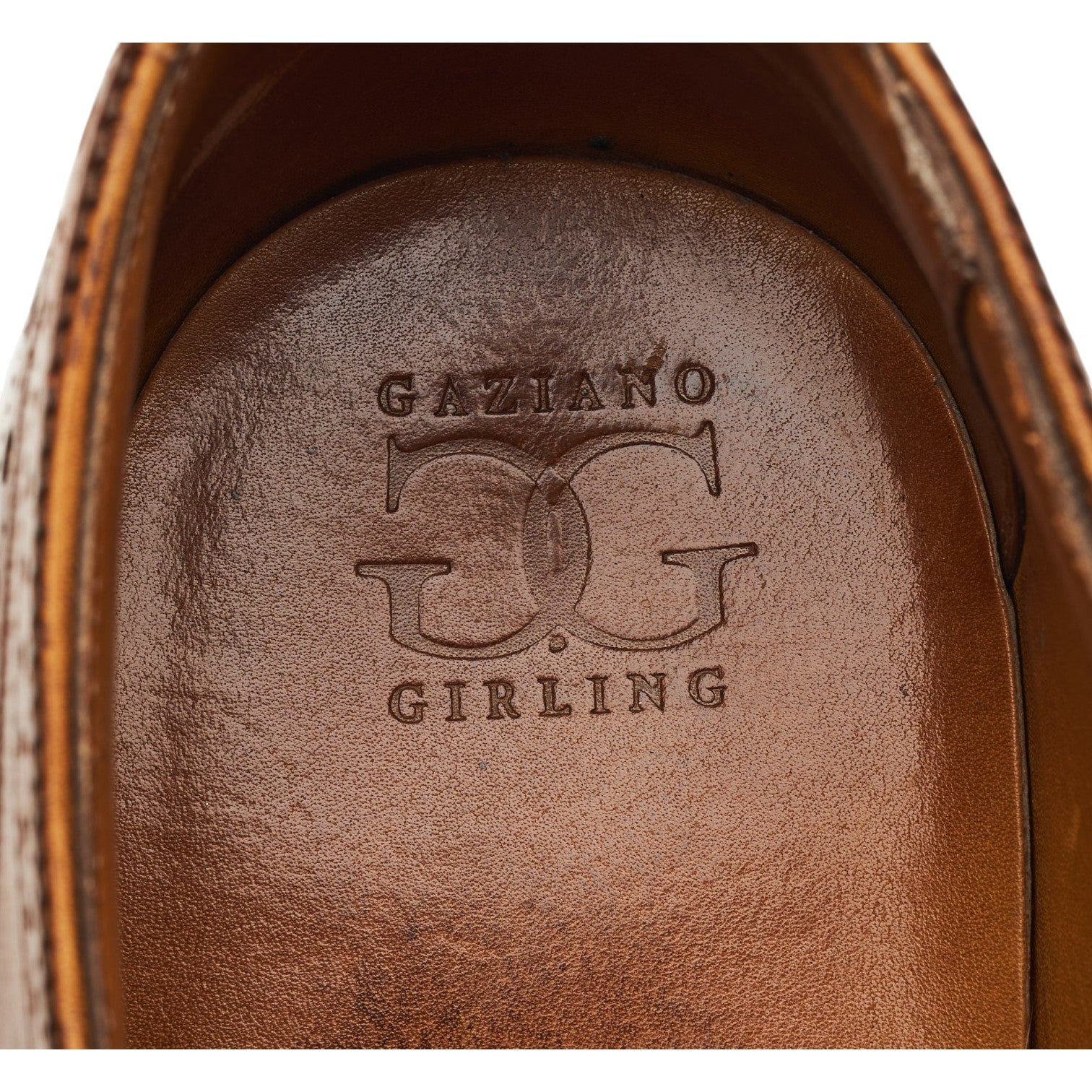 Gaziano & Girling Woburn Derby cuir vintage pointure UK 7