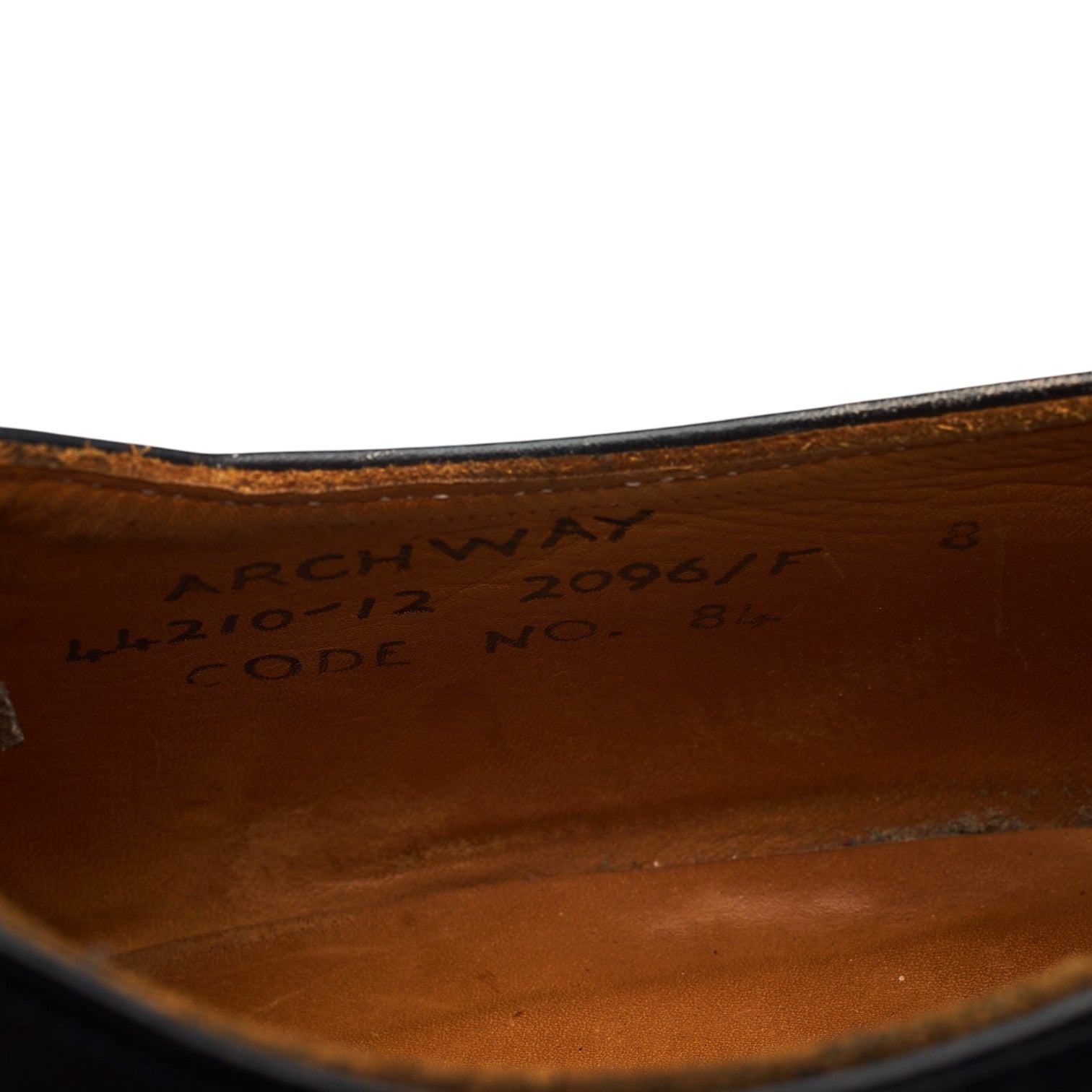 Cheaney Archway derby cuir noir pointure UK 8