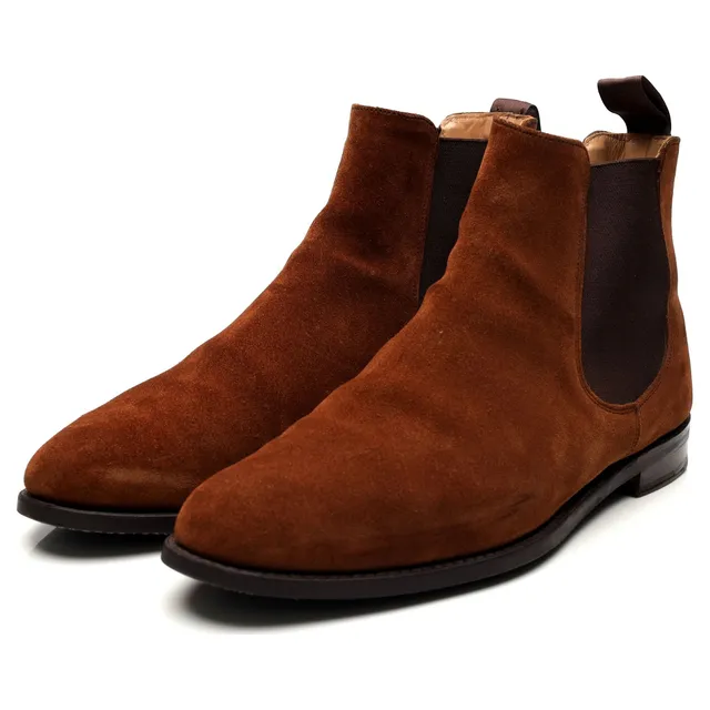 Cheaney Godfrey chelsea daim marron UK 8.5
