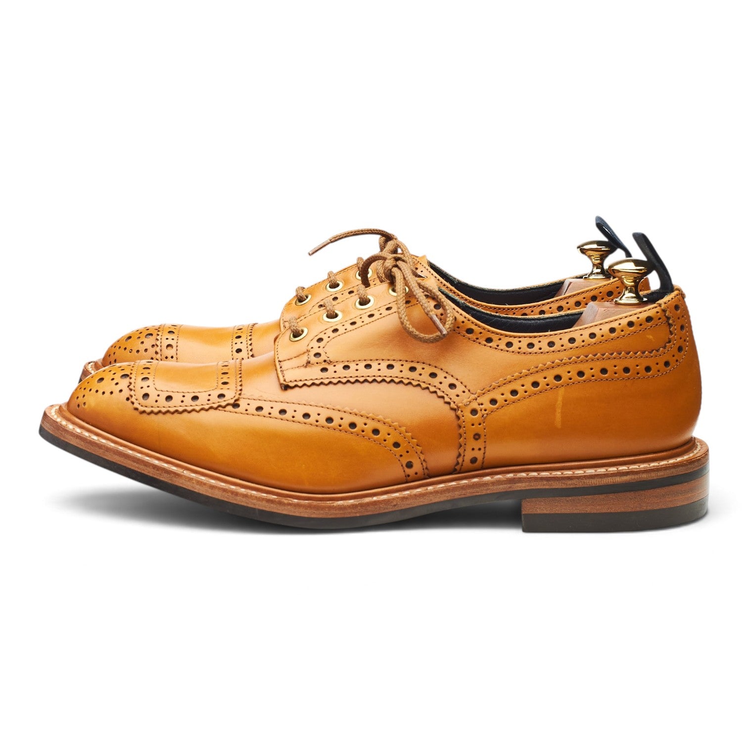 Tricker's Francis derby brogue cuir marron UK 10