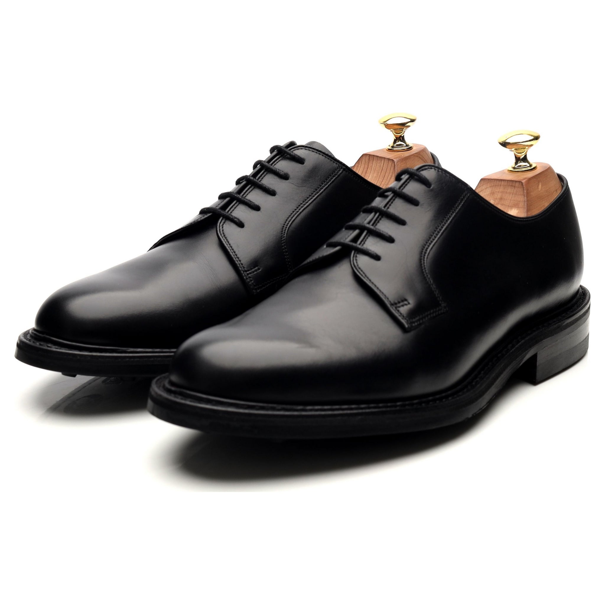 Barker Nairn derby cuir noir pointure UK 8 semelle Dainite