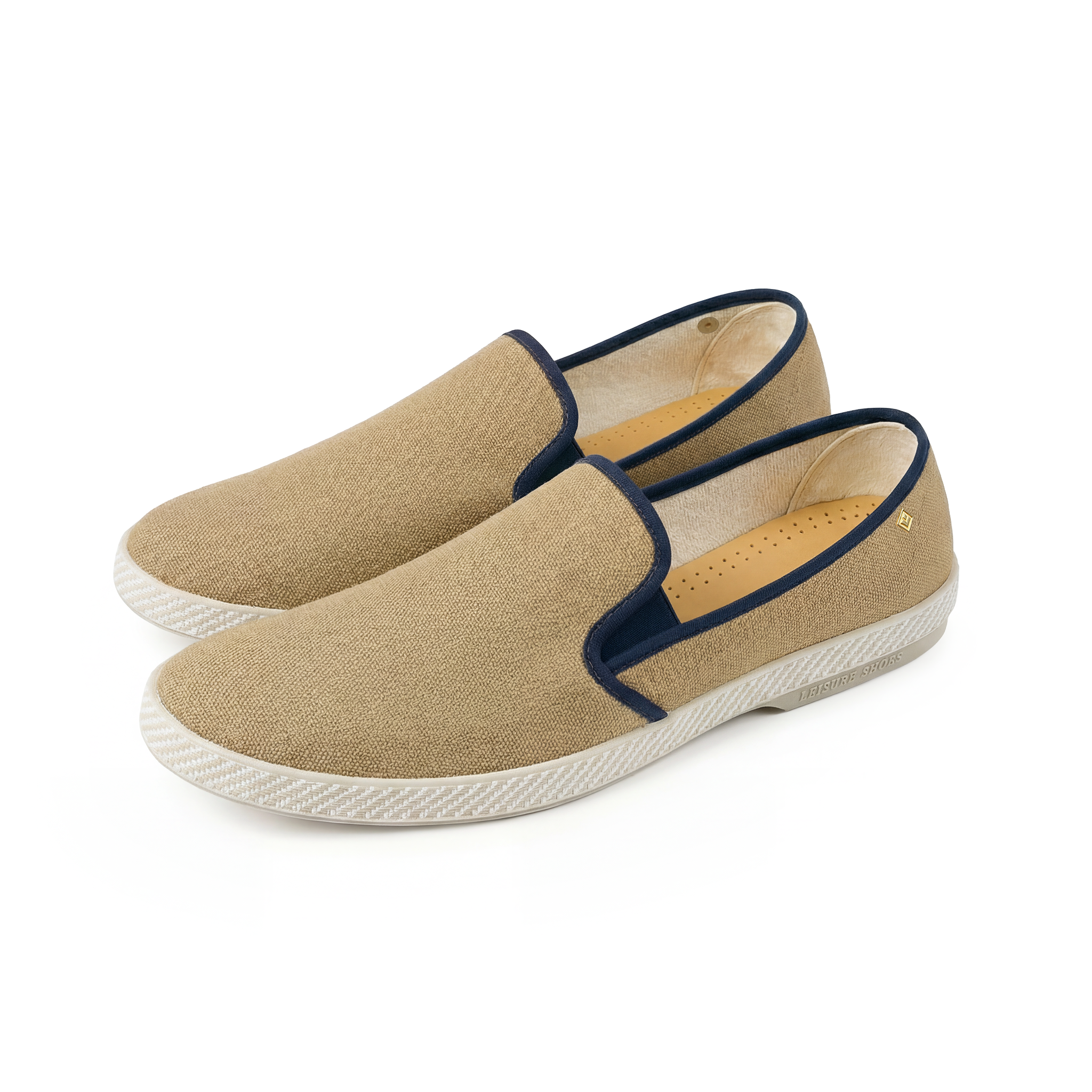 Rivieras Classic espadrilles sable marine toile