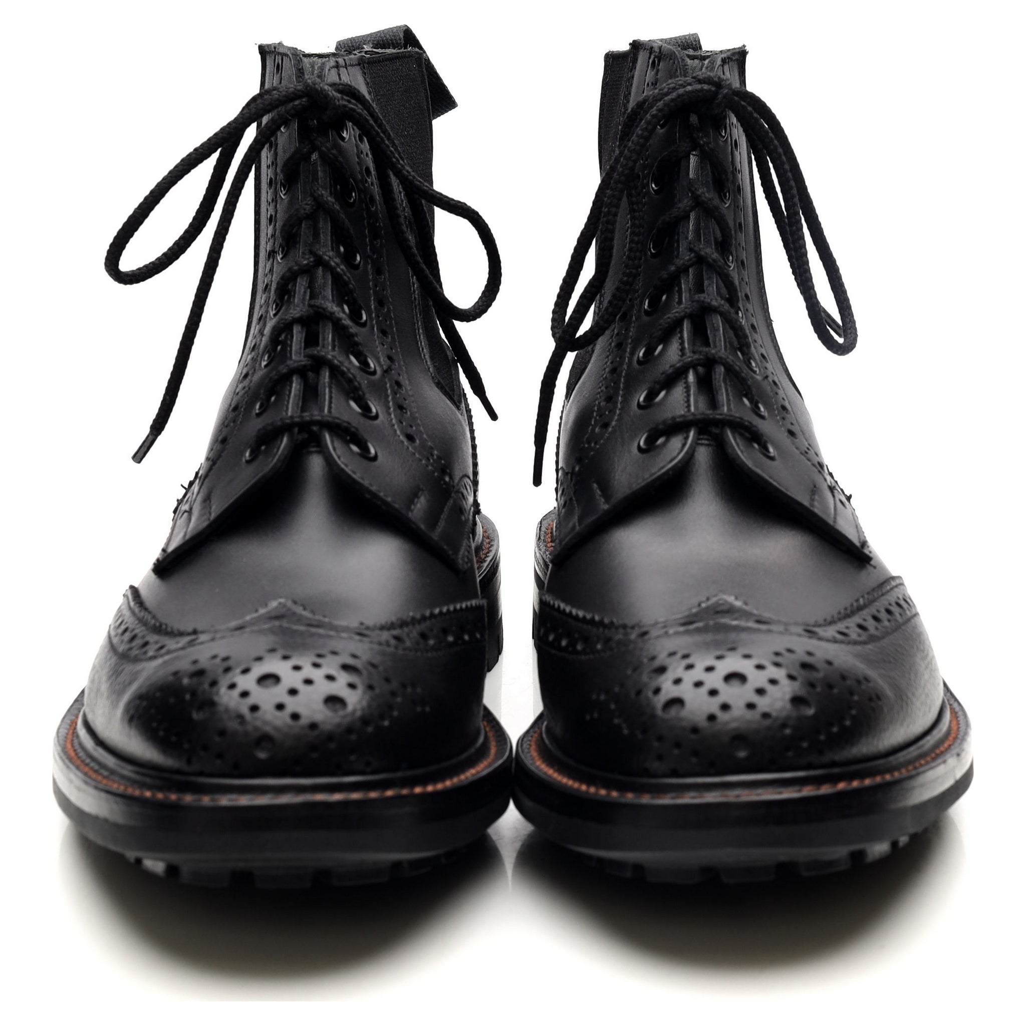 Tricker's Ellis boots cuir noir grainé UK 9
