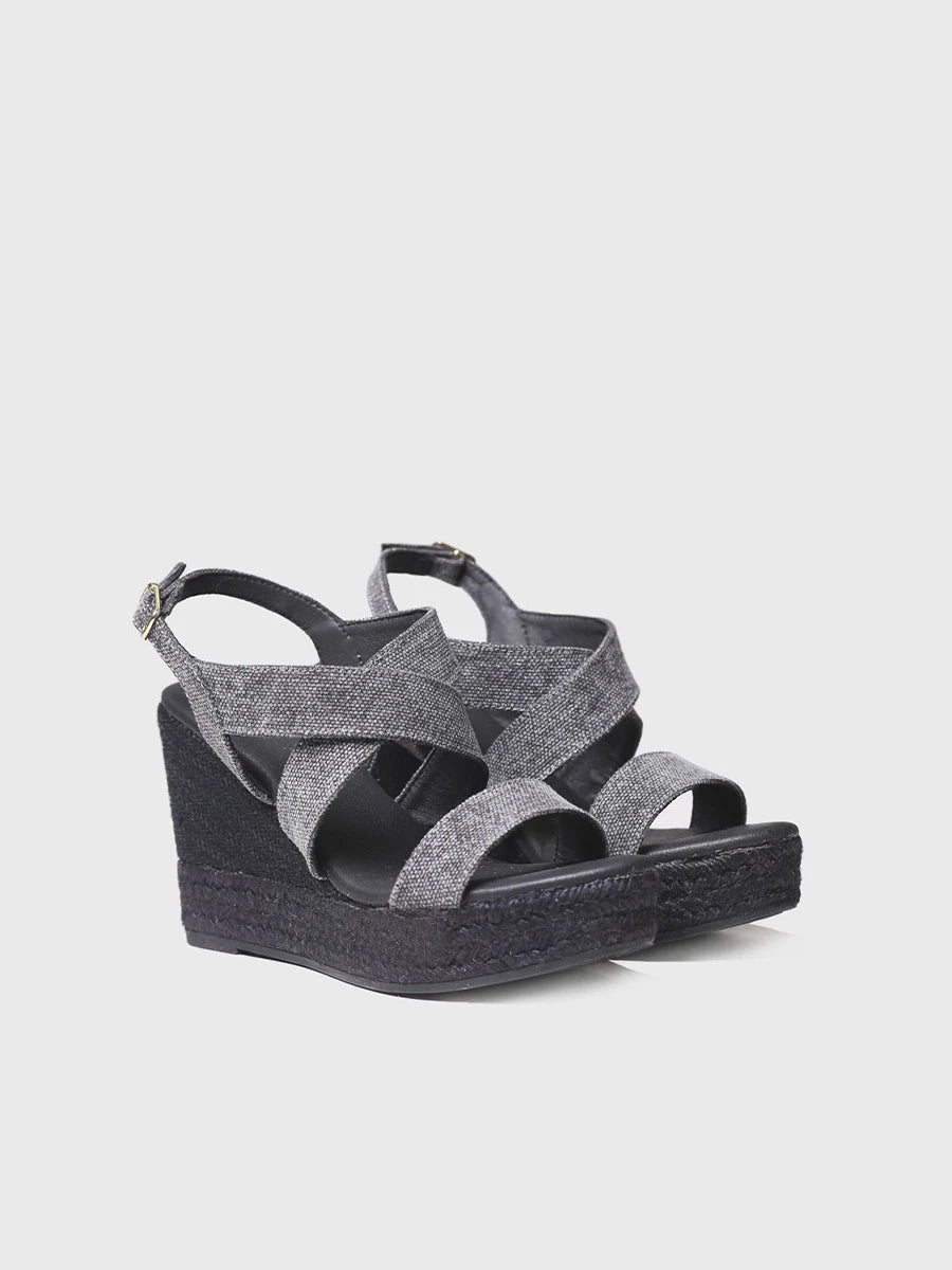 Toni Pons Afra-NU espadrilles compensées vegan boucle