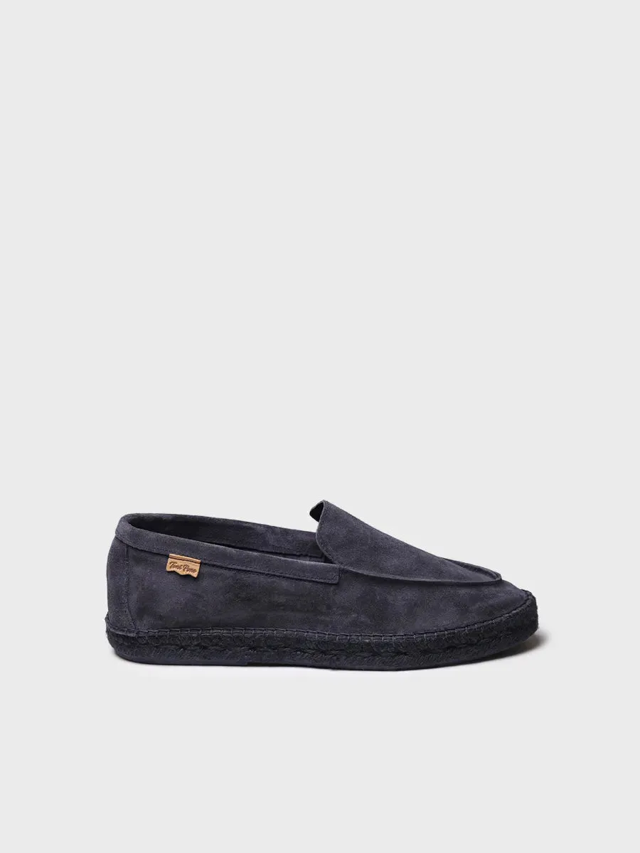 Toni Pons Max espadrille homme suède fermée