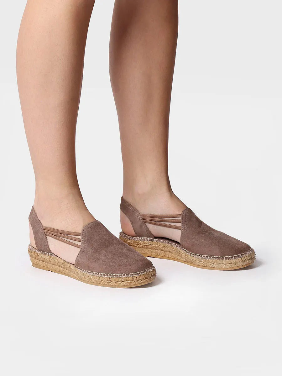 Toni Pons Nuria espadrille femme daim compensée 3 cm