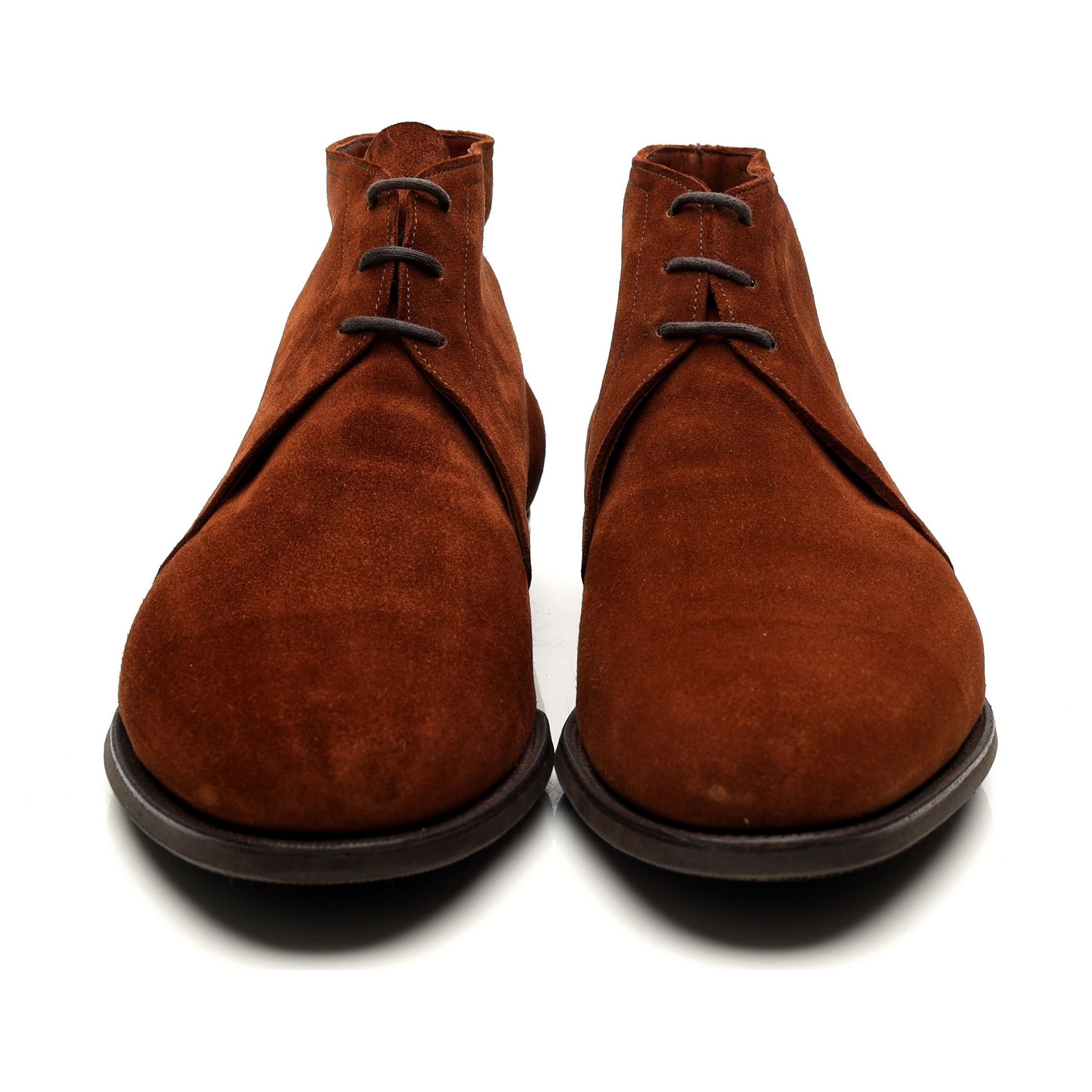 Edward Green Shanklin bottines chukka daim marron UK 11.5