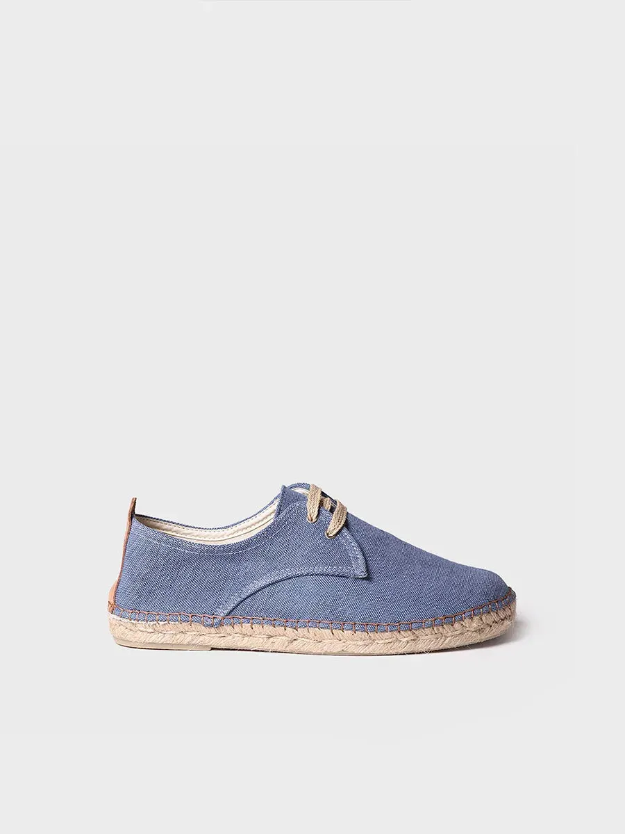 Toni Pons Dixon espadrille homme coton jute à lacets