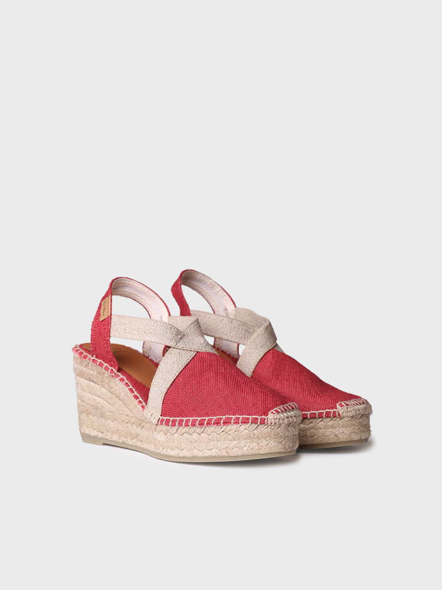 Toni Pons Toda-NT espadrille toile compensée 8 cm