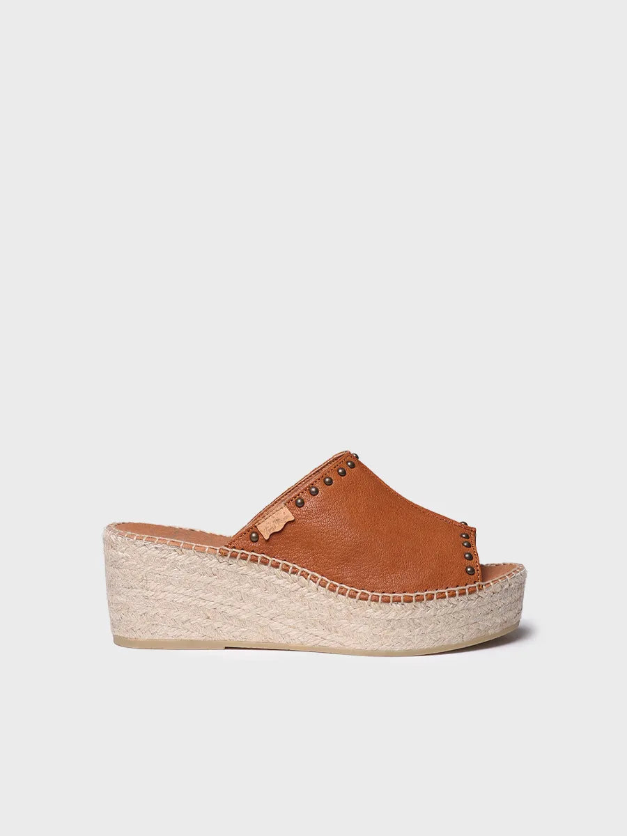 Toni Pons Modena mule cuir compensee clous